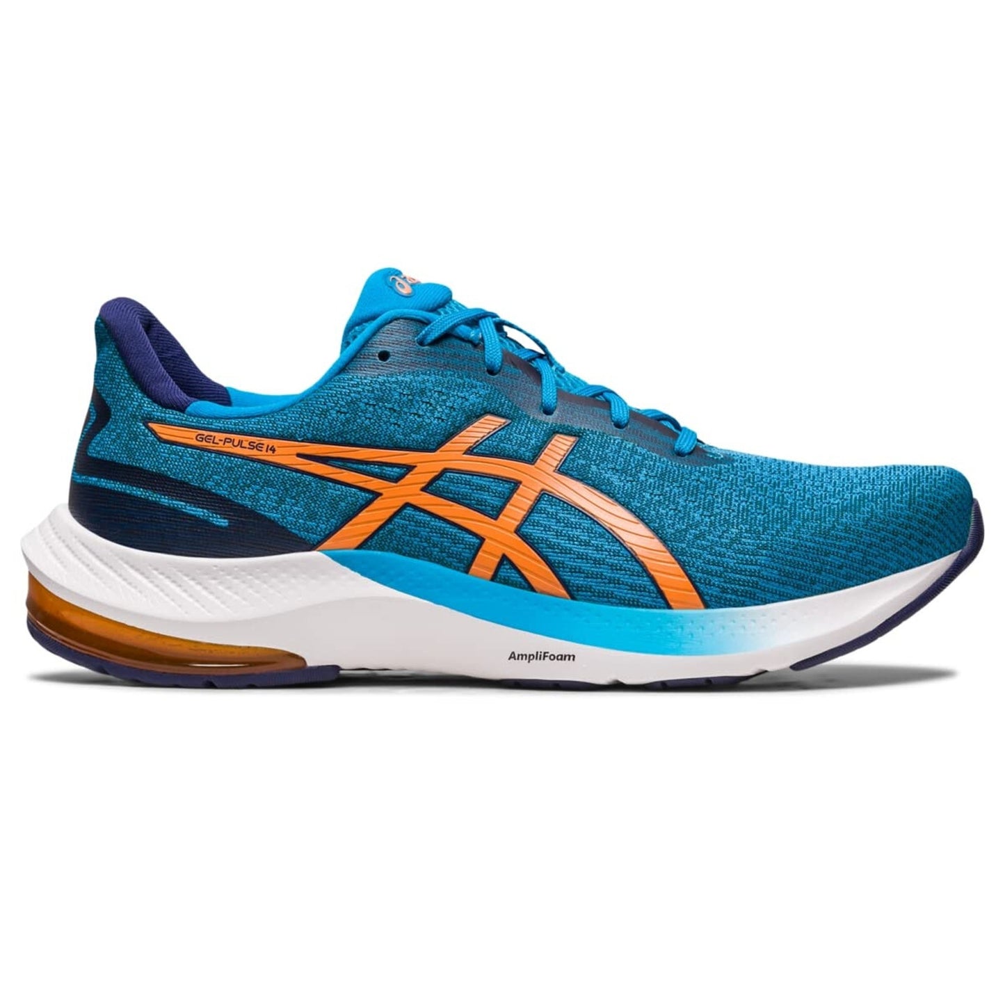ASICS Men's Gel-Pulse 14 Running Shoes, Size 10.5 , Island Blue/Sun Peach