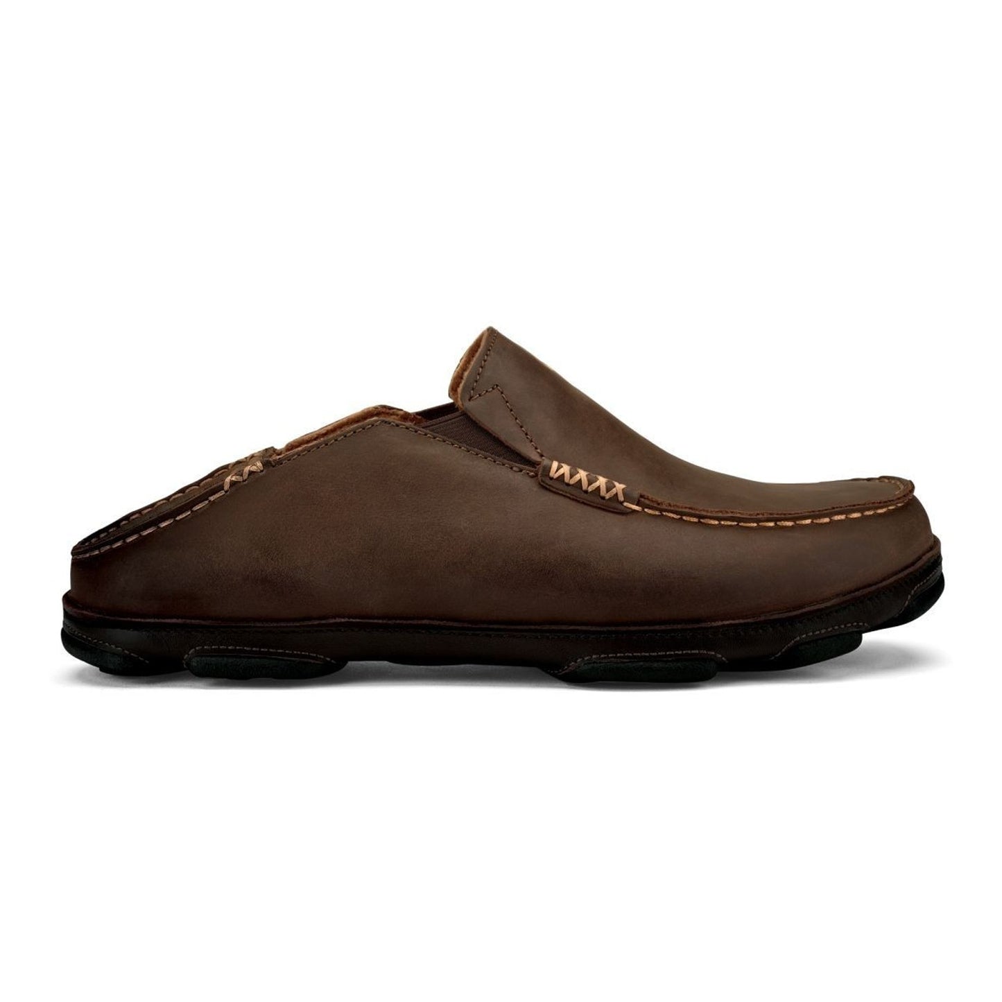 OluKai Men's Moloa Slip-On Shoes Dark Wood/Dark Java - 10128-6348, Size 9 M