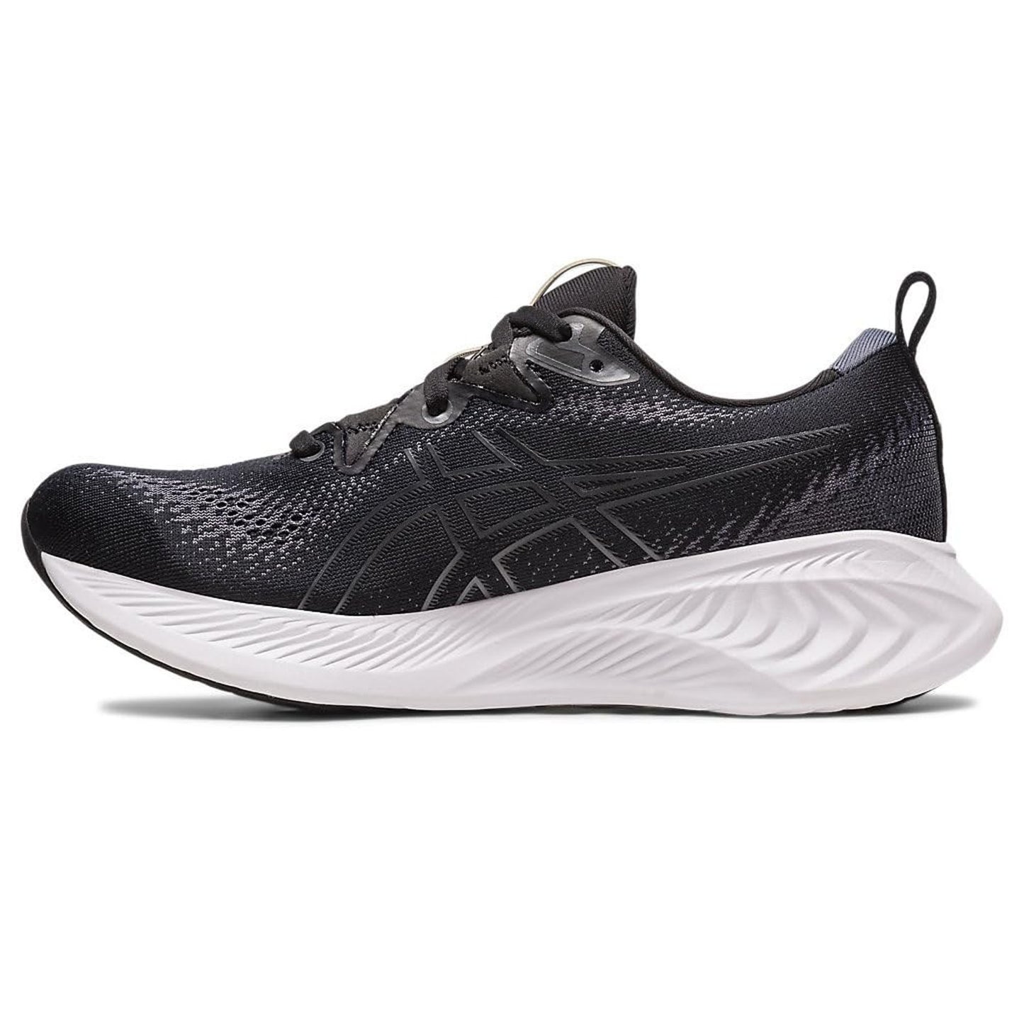 ASICS Women's Gel-Cumulus 25 Running Shoes, Black/White Size 10.5 WIDE