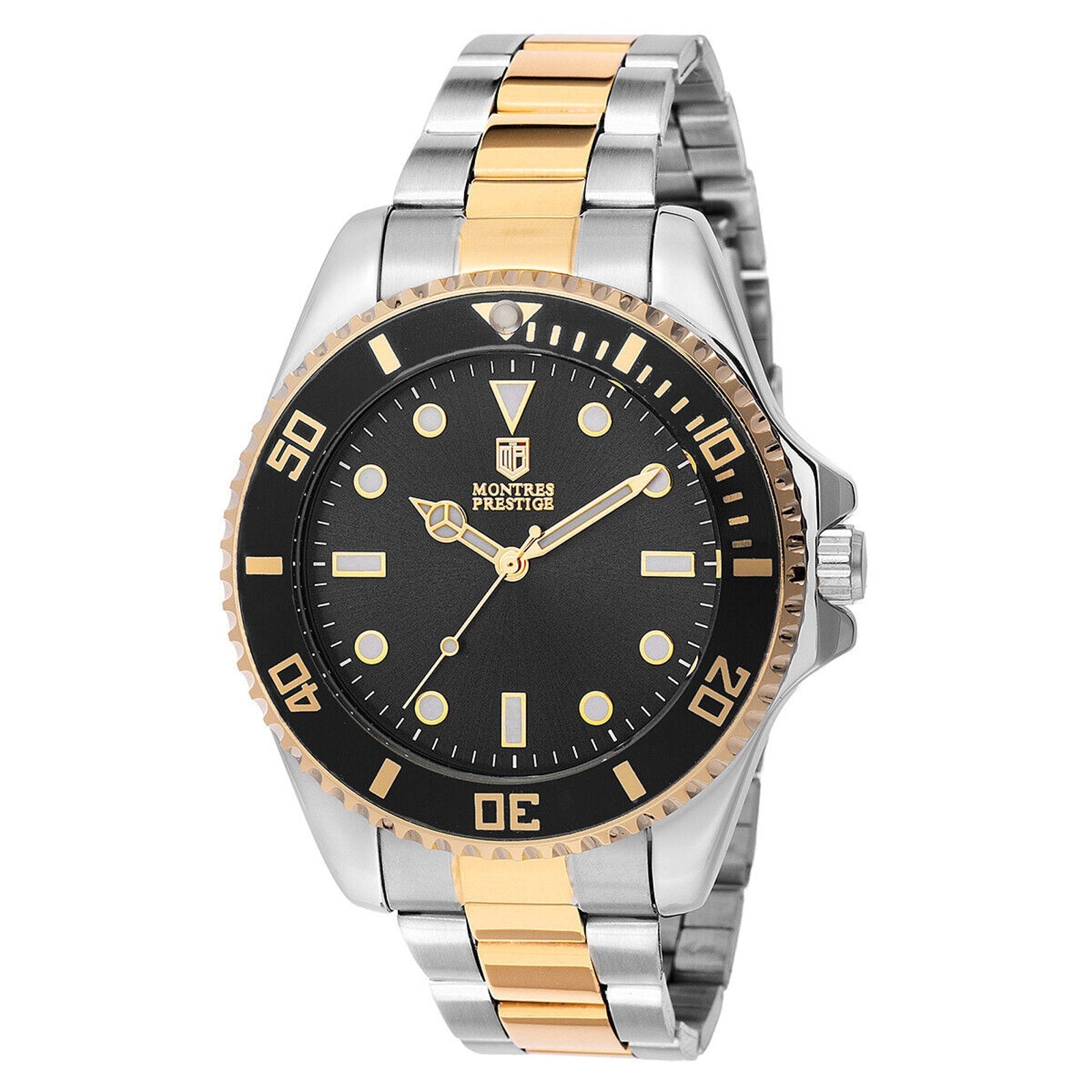 Invicta X Montres Prestige Men's Silver/Gold/Black Watch 42mm New! Montres Prestige