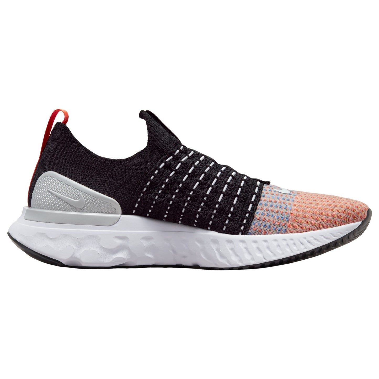 Nike React Phantom Run Flyknit 2 Men's Running Shoes Black Team Orange 12 M