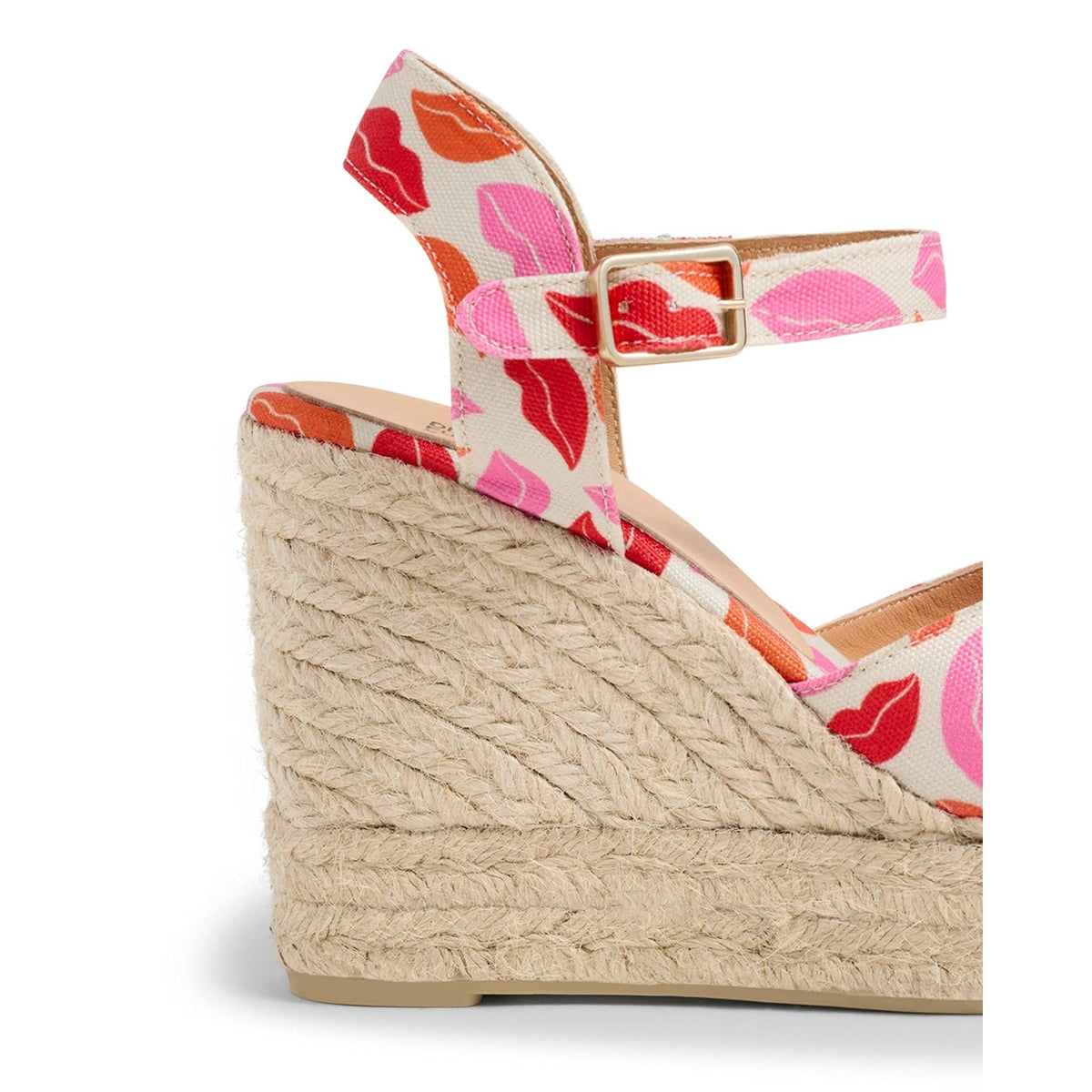 CASTANER Diane Von Furstenberg Blaudell Rosa Wedge Espadrille Size 8 M