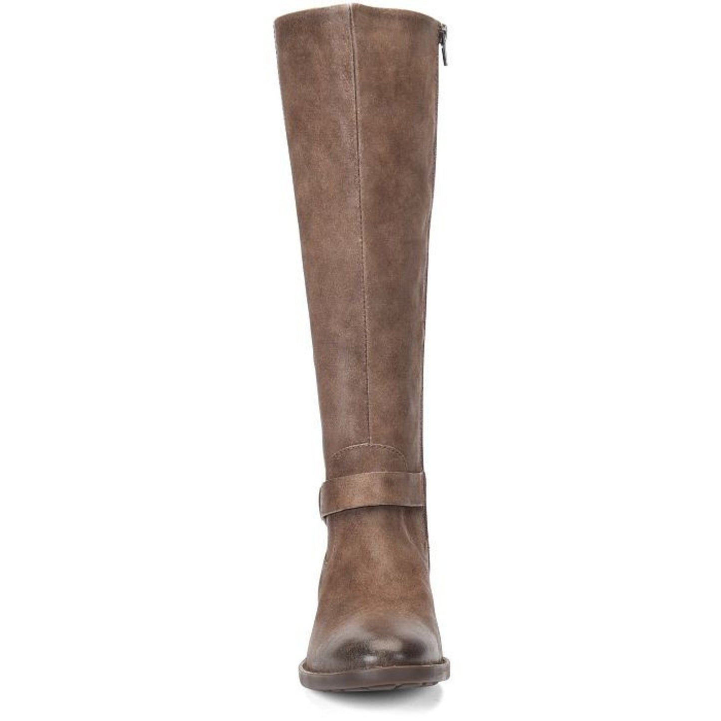 NEW Born Women's Saddler Boots Taupe Distresed Suede Size 7.5 M