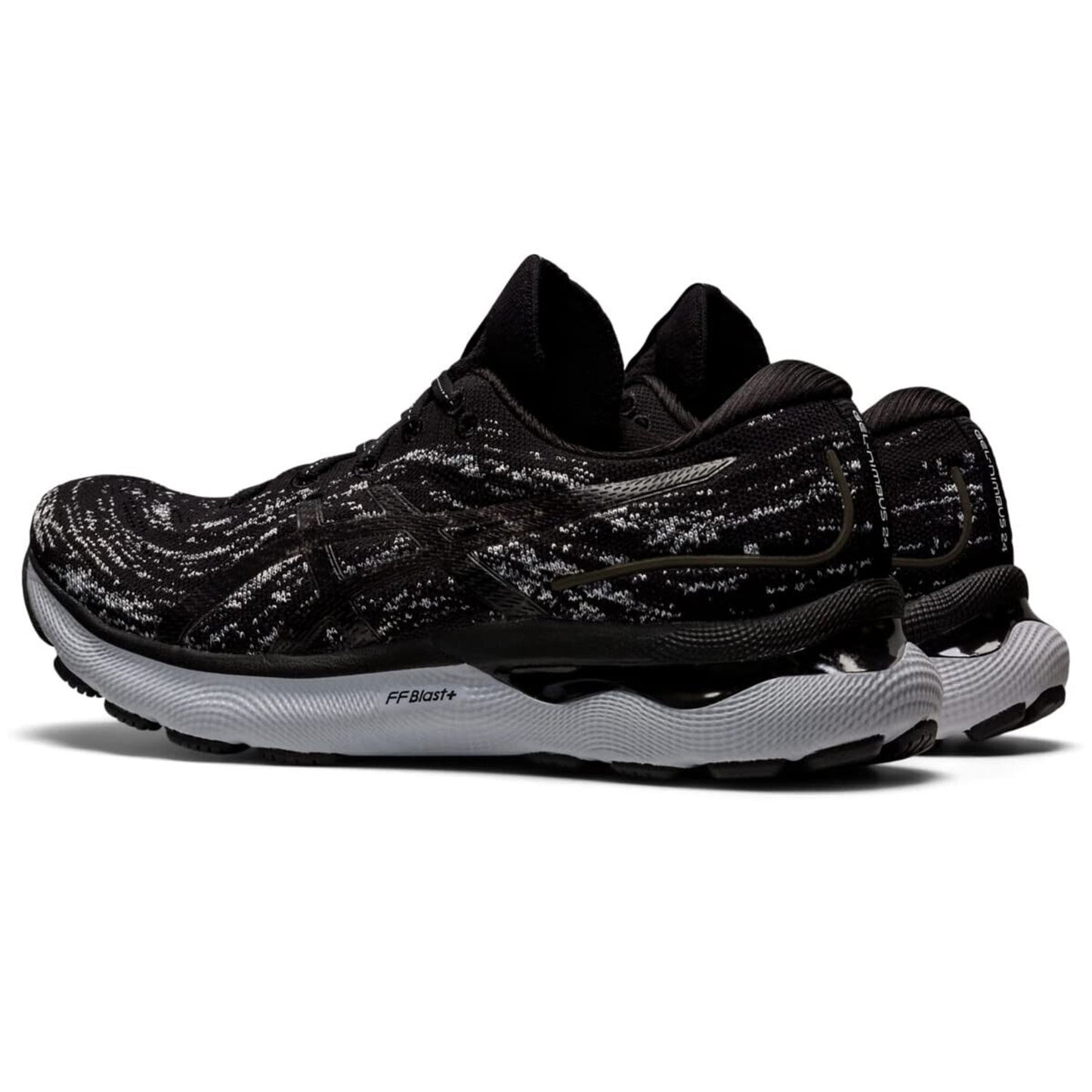 ASICS MEN's Gel-Nimbus 24 Mk Platform Knit Black/Black 7 US (M)