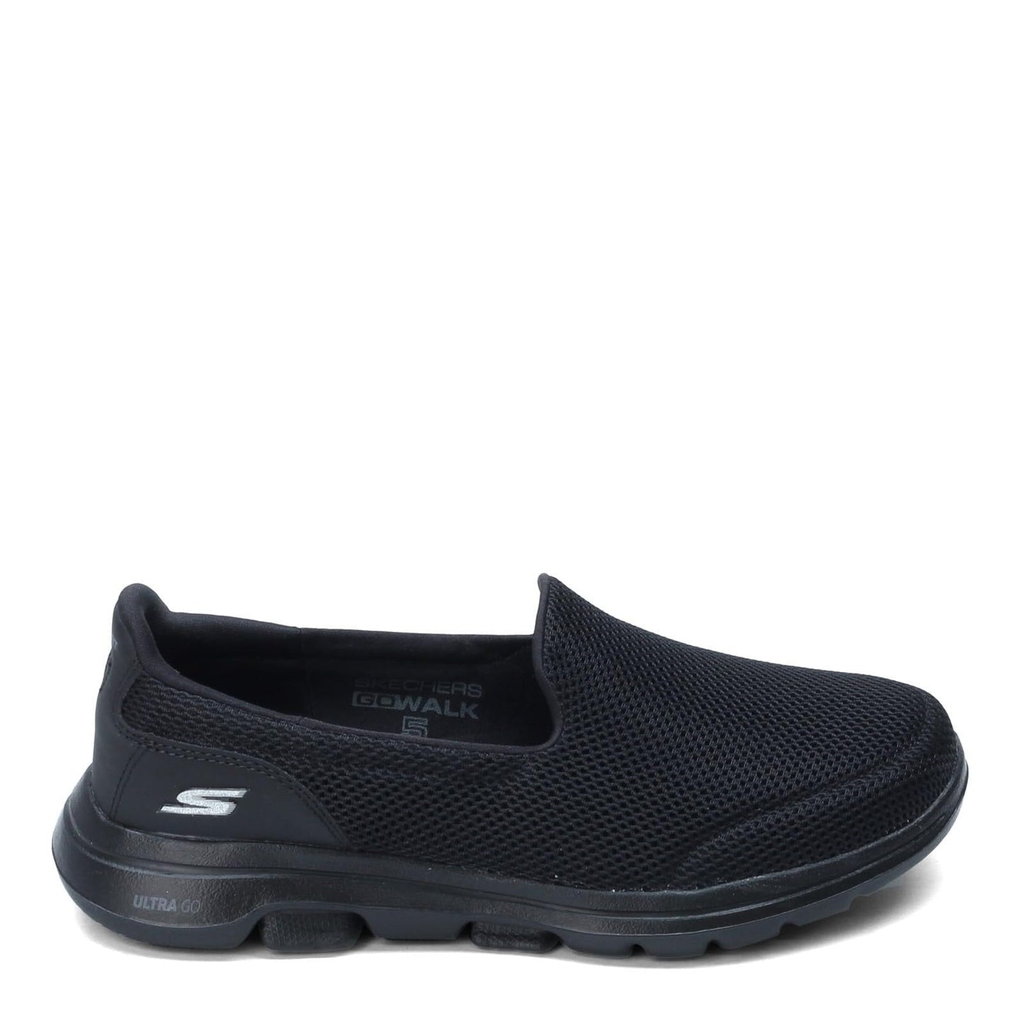 Skechers Go Walk 5 Women's Slip On Shoes, Black & White Size 7 SKECHERS