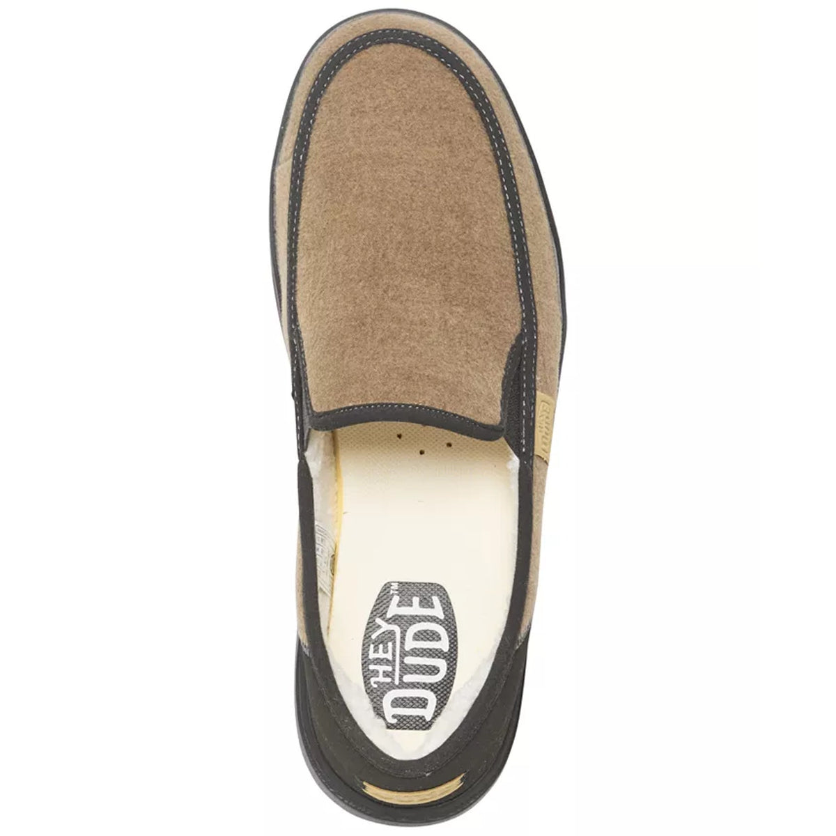 Heydude Men's Sunapee Warmth Casual Slip-On Moccasin Sneakers Brown Size 8