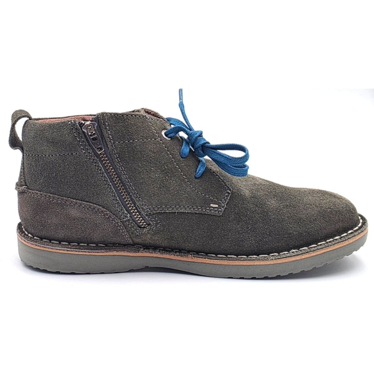 Florsheim Navigator Chukka Boys Casual Shoes Green Lace Up Size 7 M