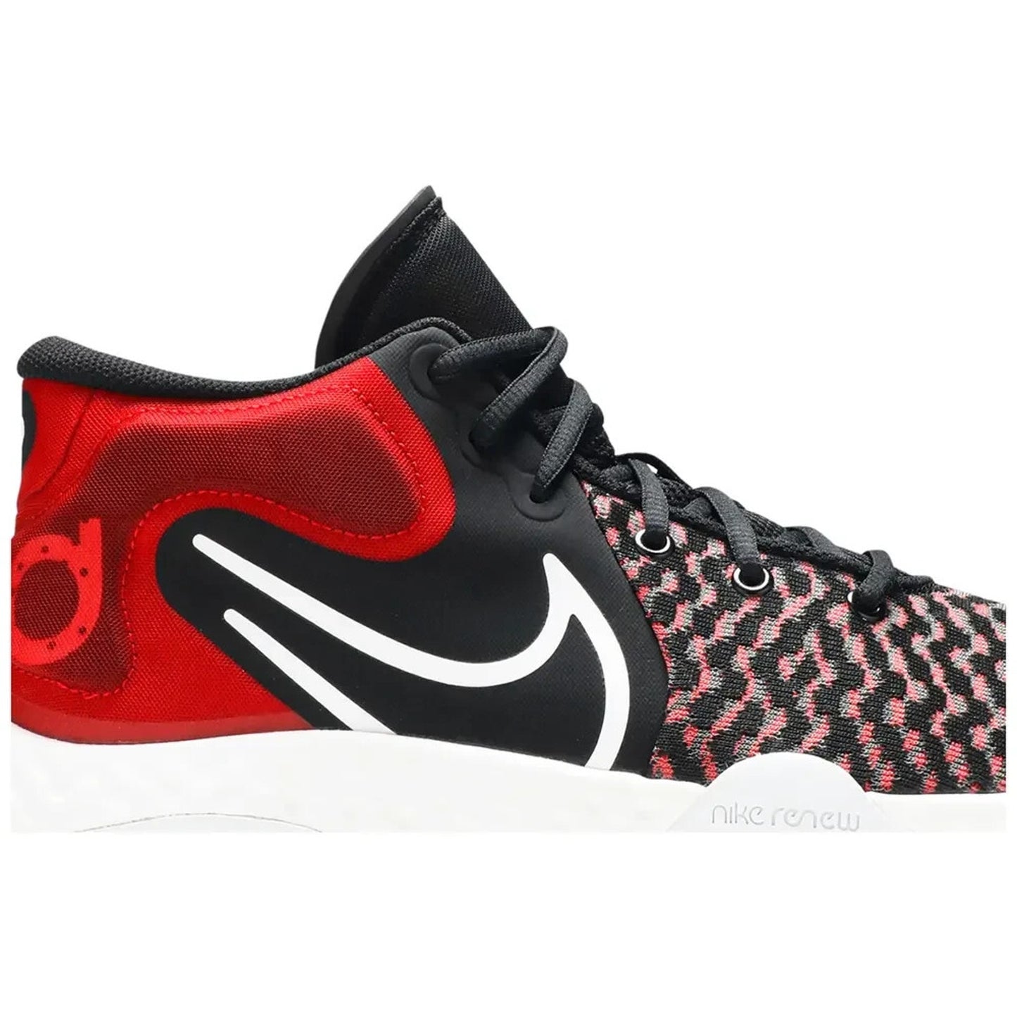 Nike Men's KD Trey 5 VIII Basketball Shoes, Black /Red /White 11.5