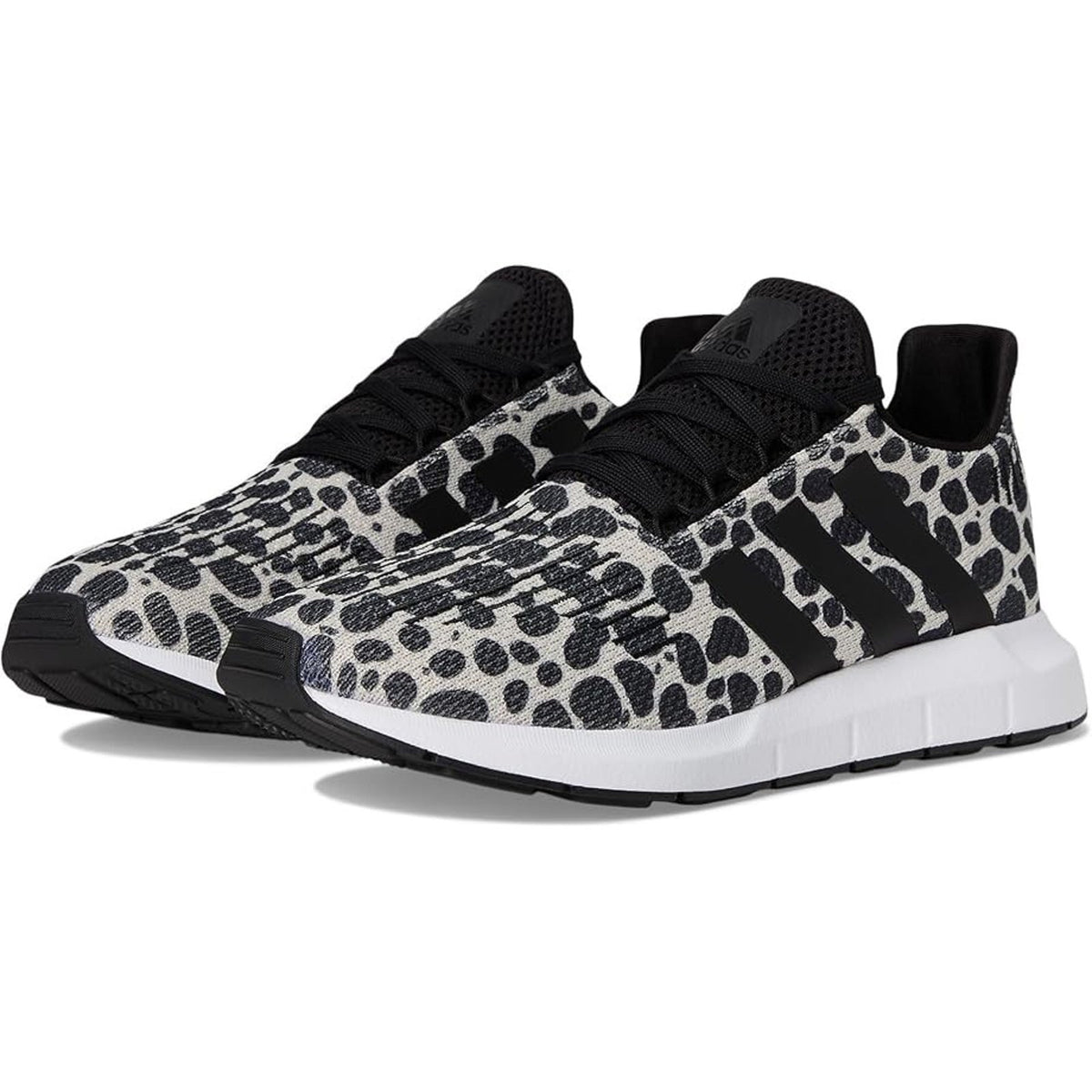 Adidas Swift Run 1.0 Womens Sneaker JR0634 Leopard Print / white/ black 7.5 M