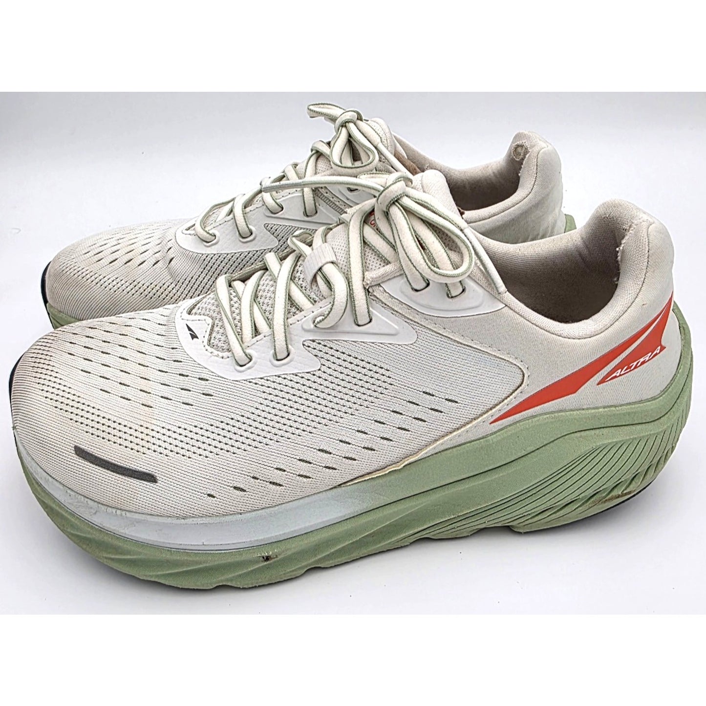 Altra Via Olympus 2 Mens Size 8 White Green Athletic Running Shoes Sneakers