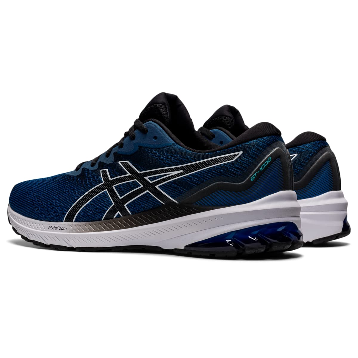 ASICS GT-1000 11 Men's Running Shoes Size 10.5 Lake Drive/Black