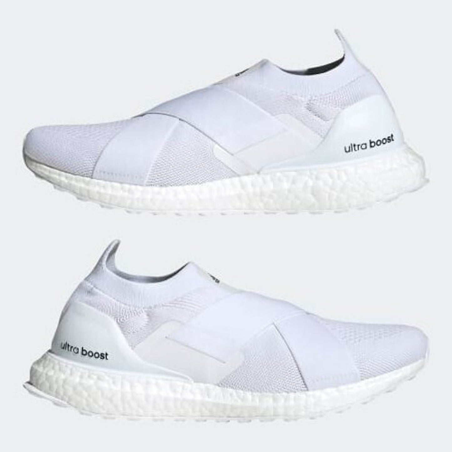 Adidas Women's Ultraboost Slip On DNA Running Shoes White Black Size 5.5 B