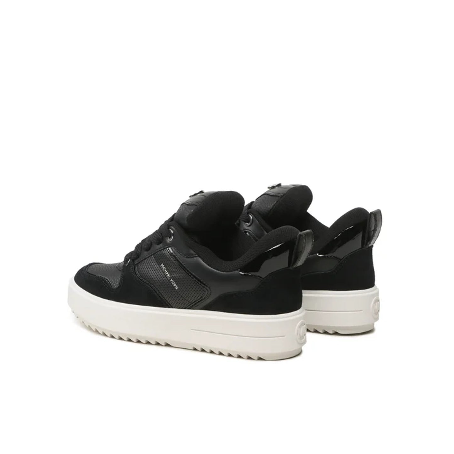 Michael Kors Rumi Leather Metallic Platform shoes sneakers size 10 M