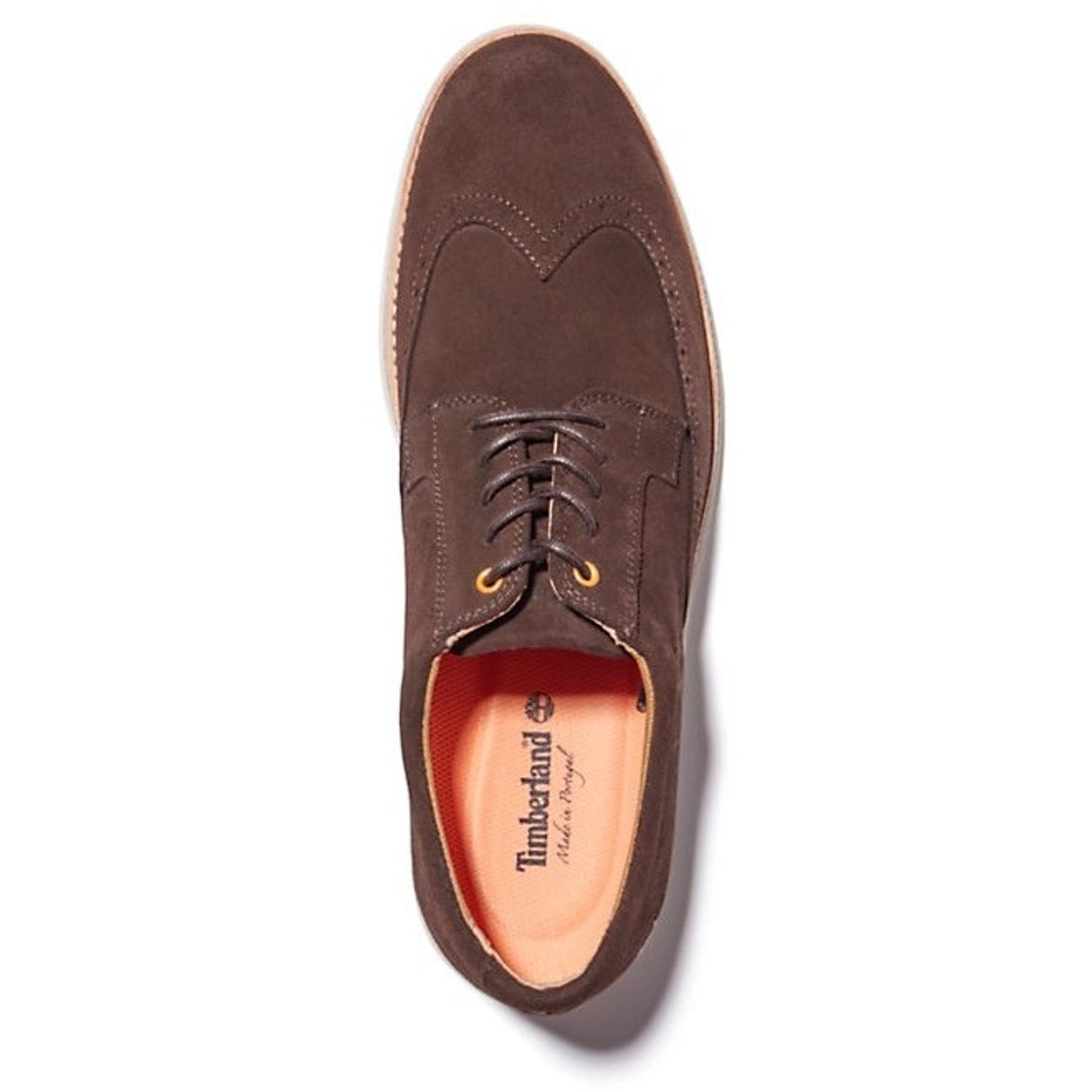 Timberland Men's City Groove Brogue Dark Chocolate Suede Oxford Shoes 9 M
