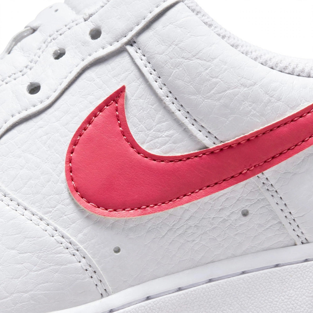 Nike Air Force 1 07 Next Nature Womens White Aster Pink Shoes 8.5