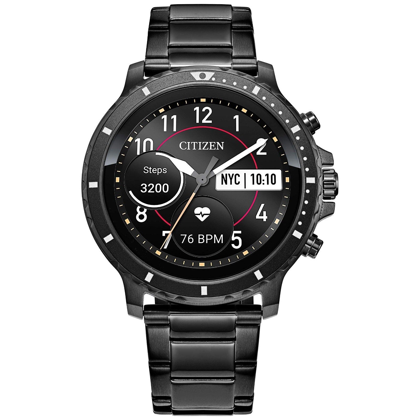 CZ Smart MX0007-59X Touchscreen Heartrate GPS Calls Texts Email Alert Smartwatch Citizen
