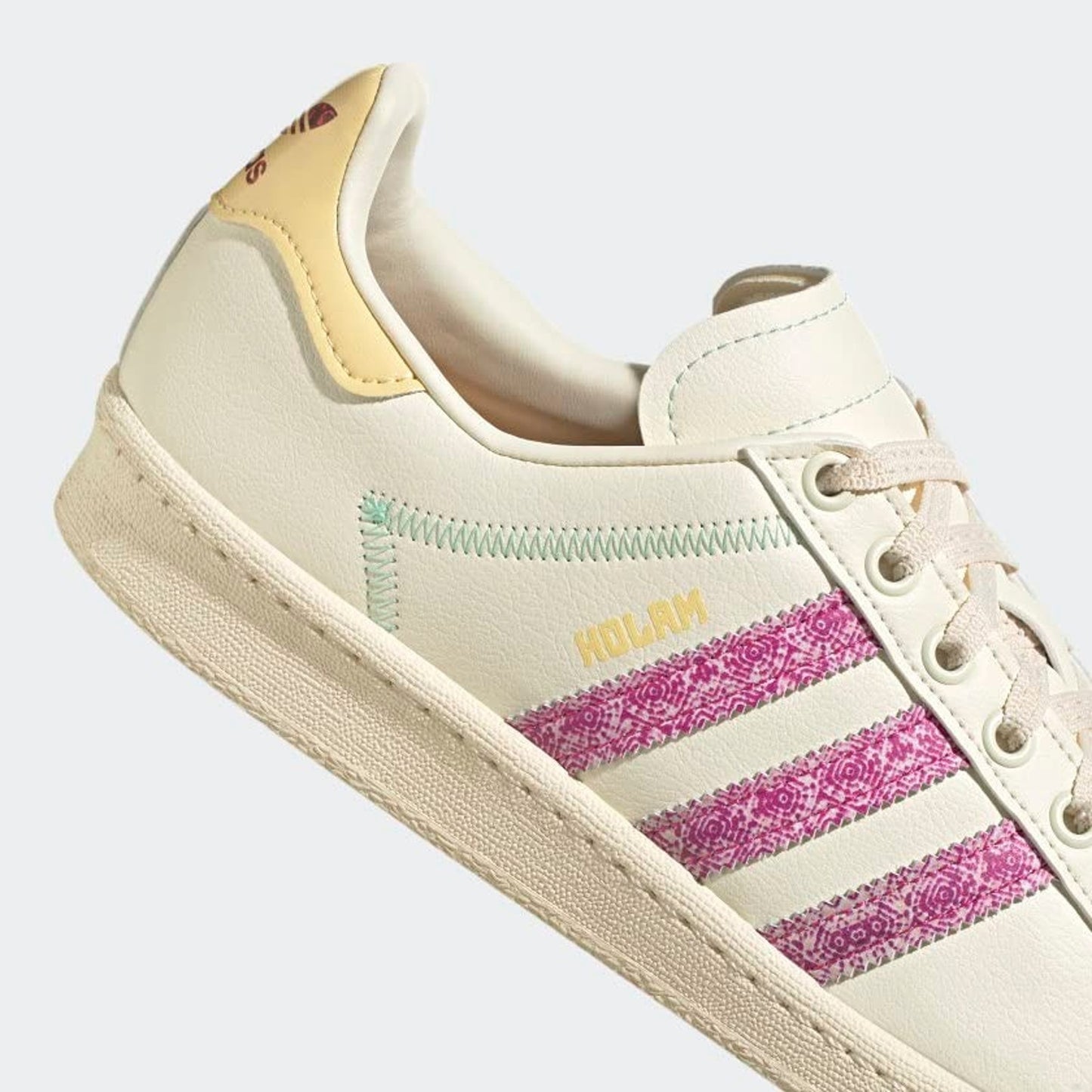 Adidas Campus Kolam ADILICIOUS CITY Cream White Pink Stripes Men’s 10-Women’s 11
