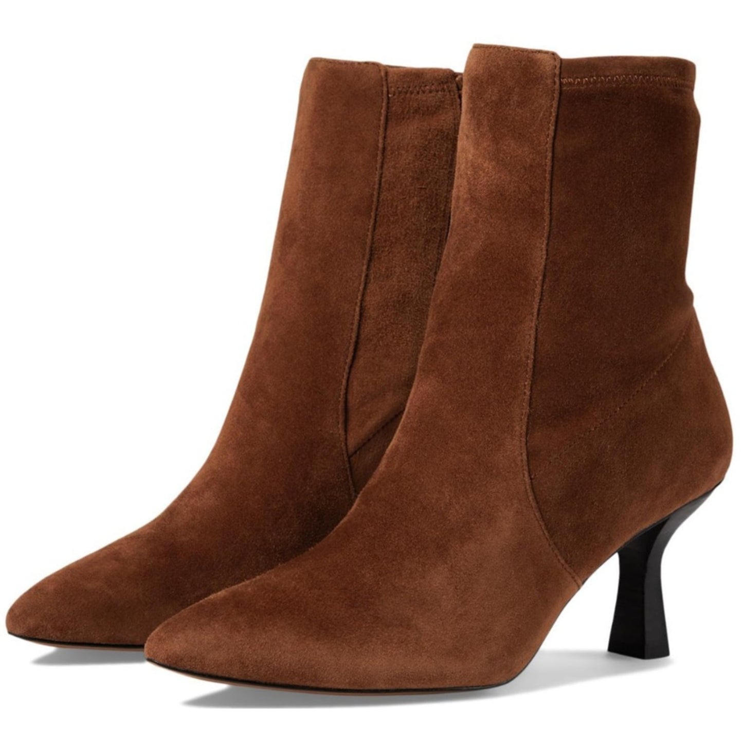 Madewell Women's Ophelia High Dressey Boot-Suede Fashion, Dark Coffee, 9 Narrow