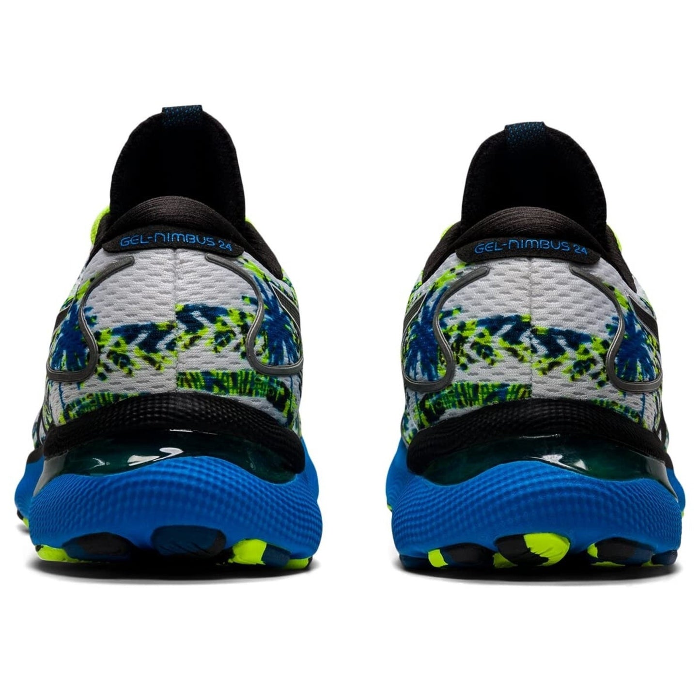 ASICS Gel Nimbus 24 Men's Running Shoes, White/Black Size 12.5 M