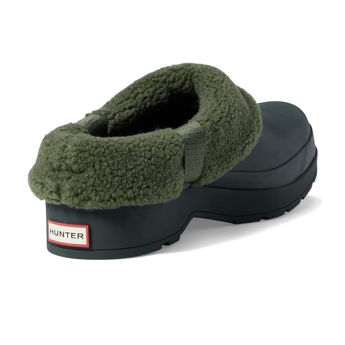 Hunter Play Sherpa Insulated Clog Men’s Artic Moss Rubber Shoe NEW Size 9 M