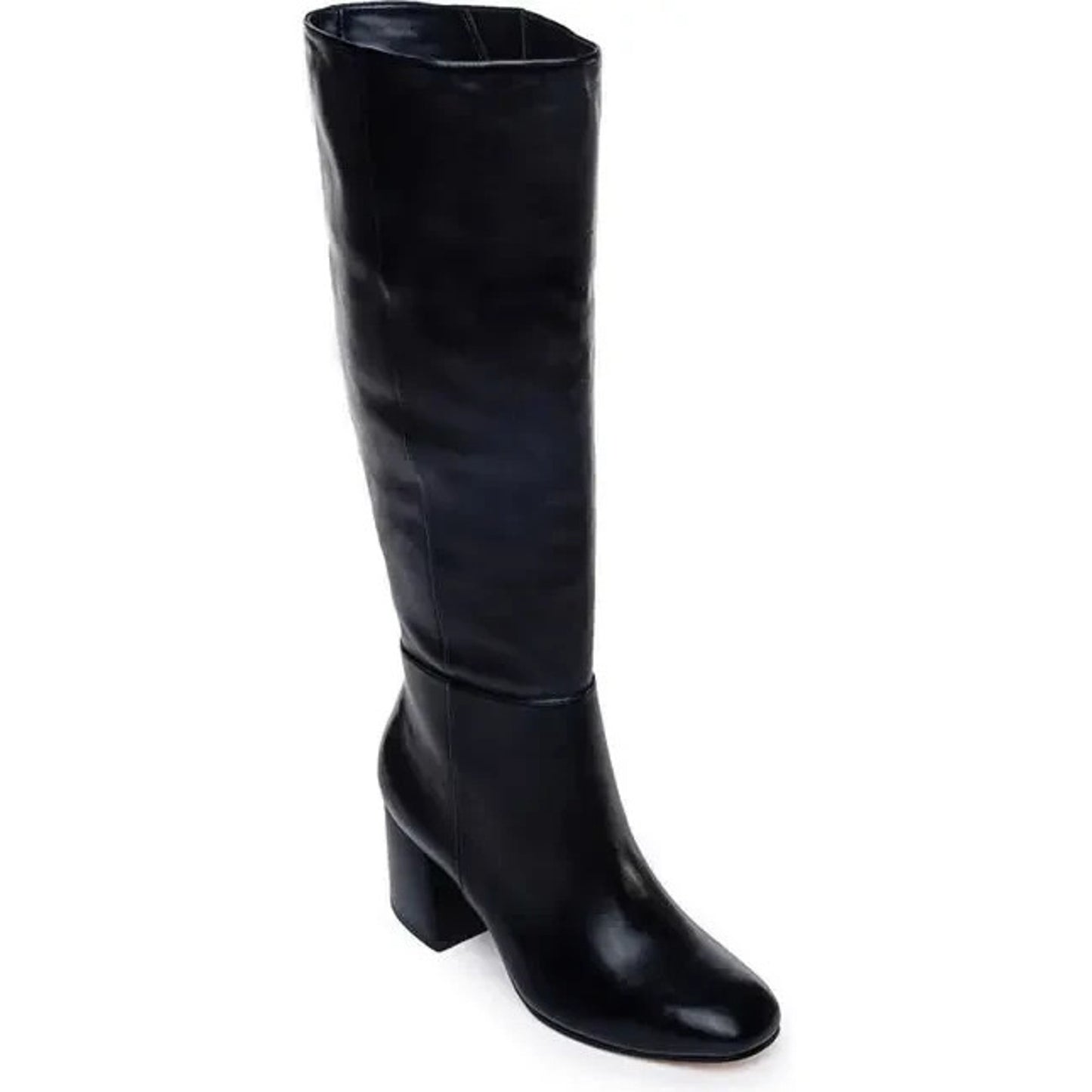 Bernardo Norma Women's Boot Black Leather Antique Calf 8 M