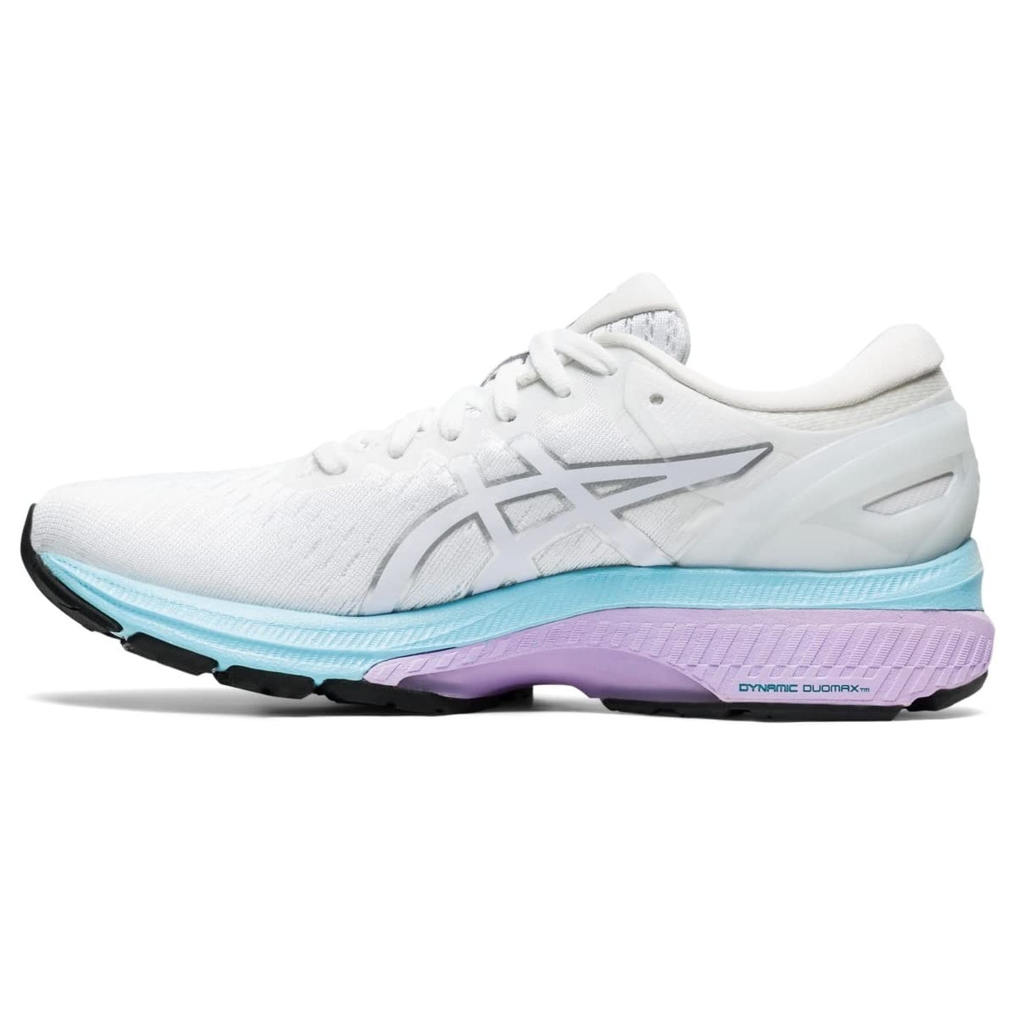 Asics Gel-Kayano 27 Womens Running Shoes Size 8 M White/Pure Silver