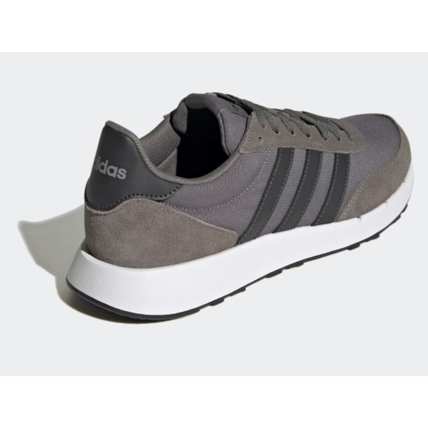adidas Run 60s 2.0 Shoes Mens 11.5 Grey Four Carbon Running Sneaker GX1740 NEW