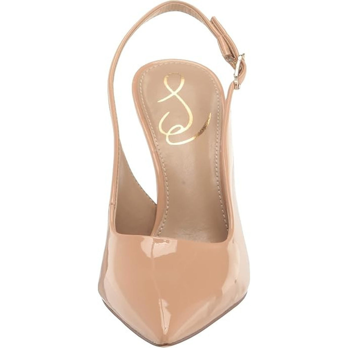 Sam Edelman Hazel Women's High Heels Sling Blush Pat Leather Size 9