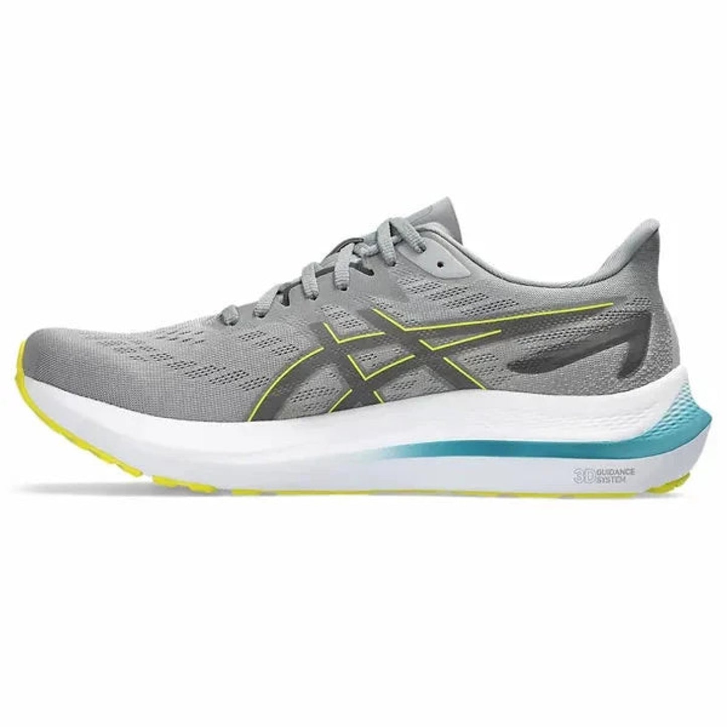 ASICS Men's GT-2000 12 Running Shoes, 10.5, Sheet Rock/Bright Yellow