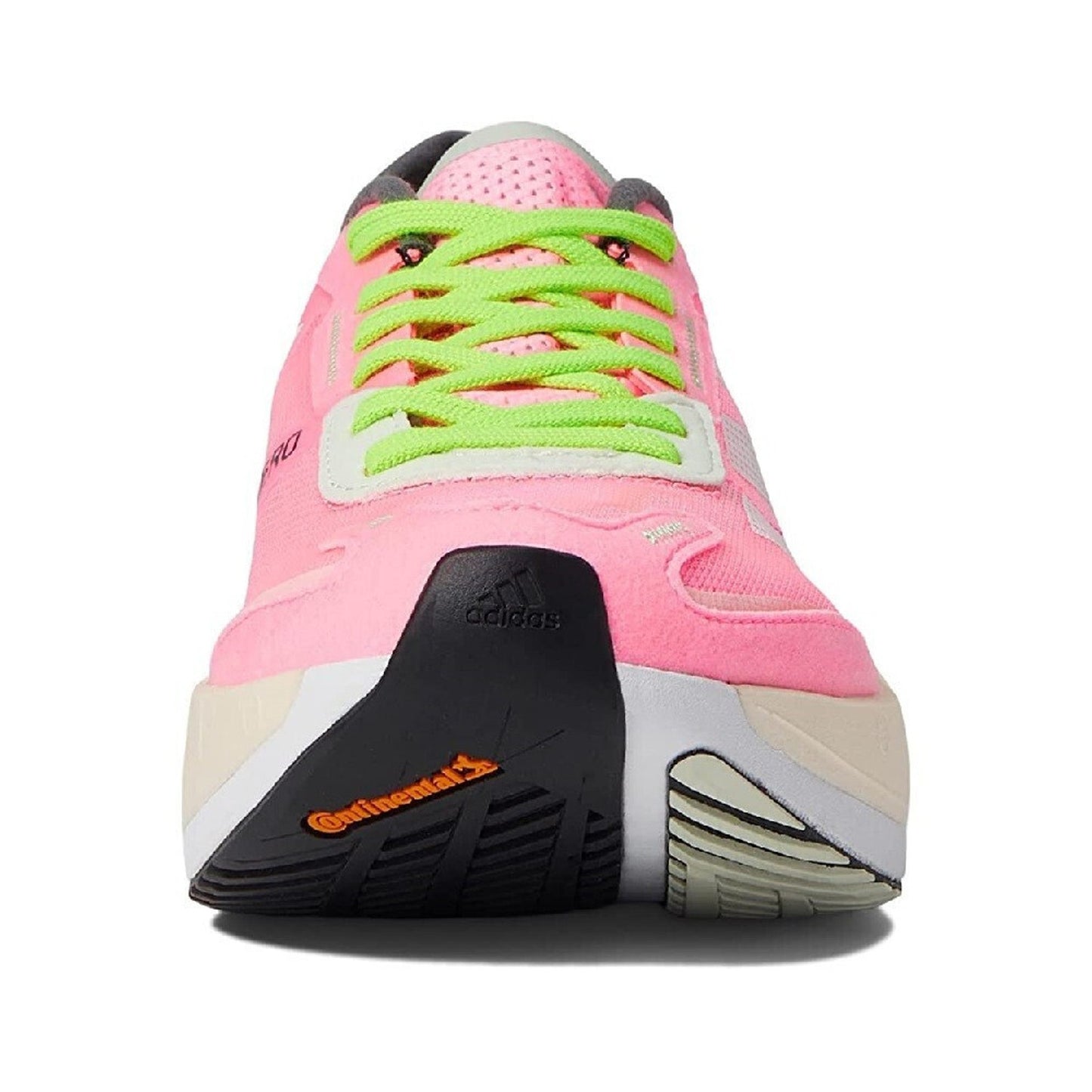 adidas Adizero Boston 11 Womens Running shoes Beam Pink/White/Beam Green 8 B