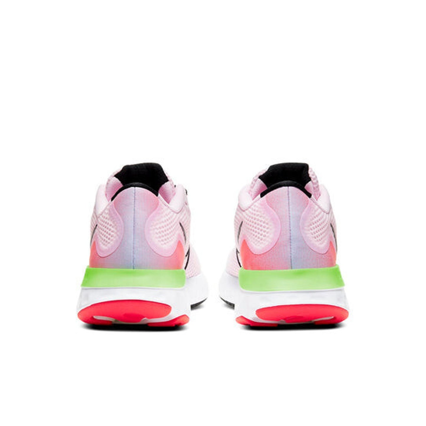 Nike Renew Run Women's Running Shoe Pink Foam/Black Psychic blue Size 6 B