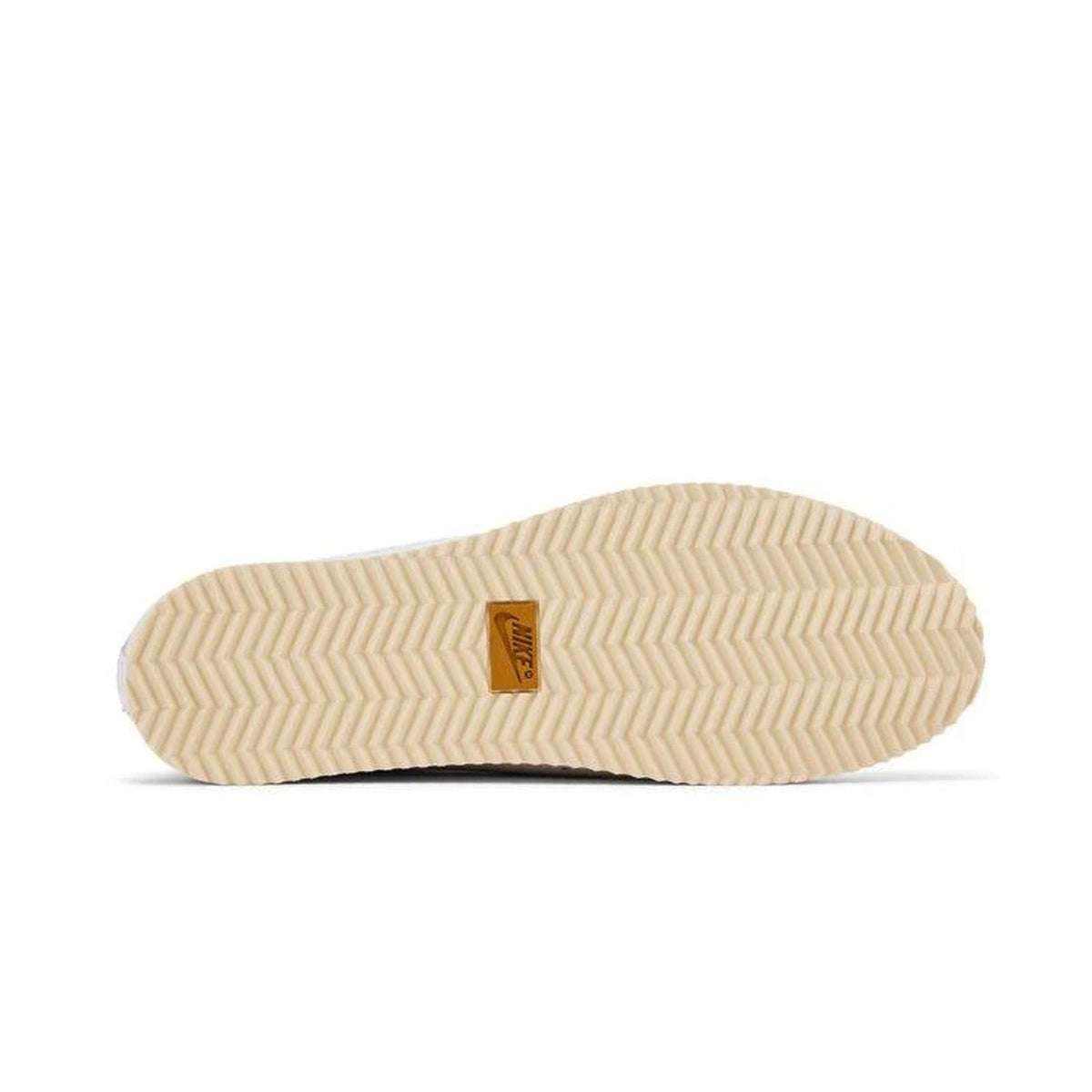 Women's Nike Cortez LT Leather 'White Bronze Perforated Swoosh' Sneaker Size 7.5
