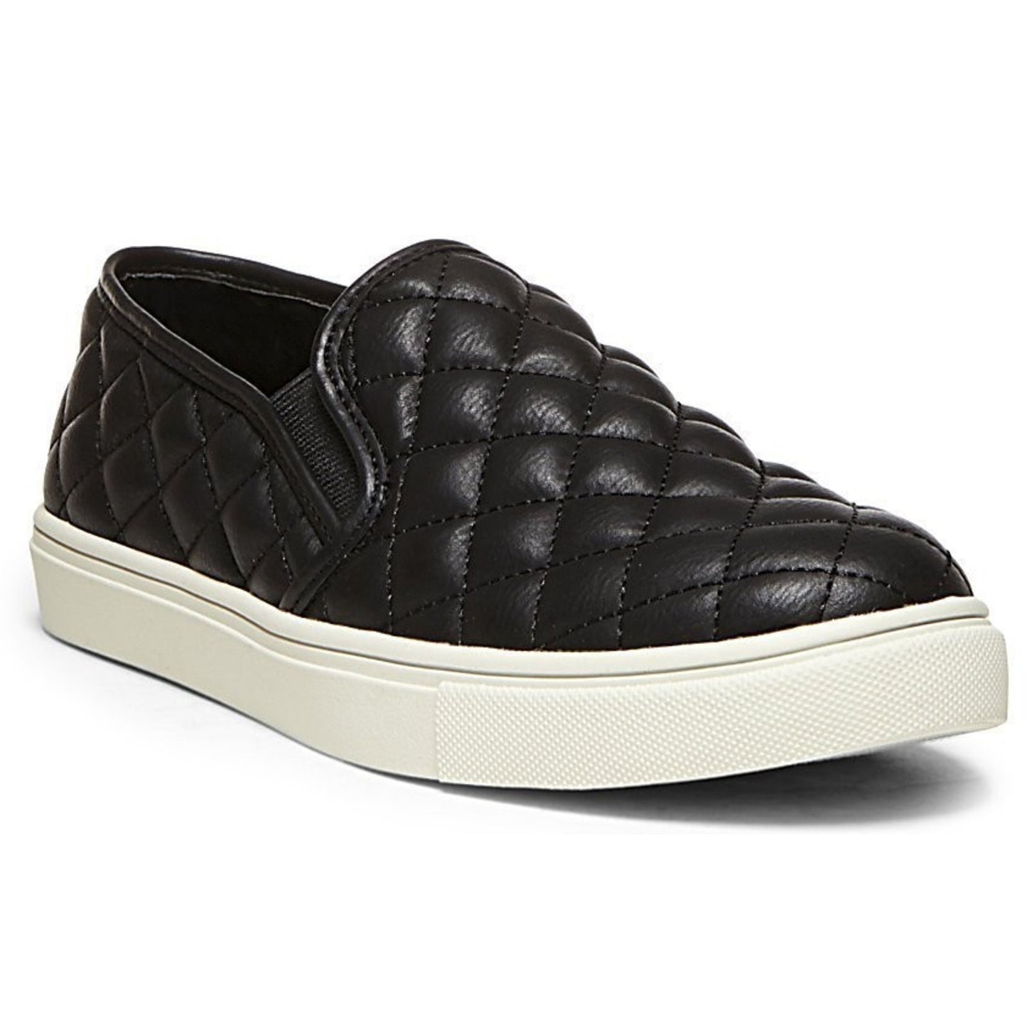 Steve Madden Women's Ecentrcq Slip-On Fashion Sneaker, Black, 9.5 US