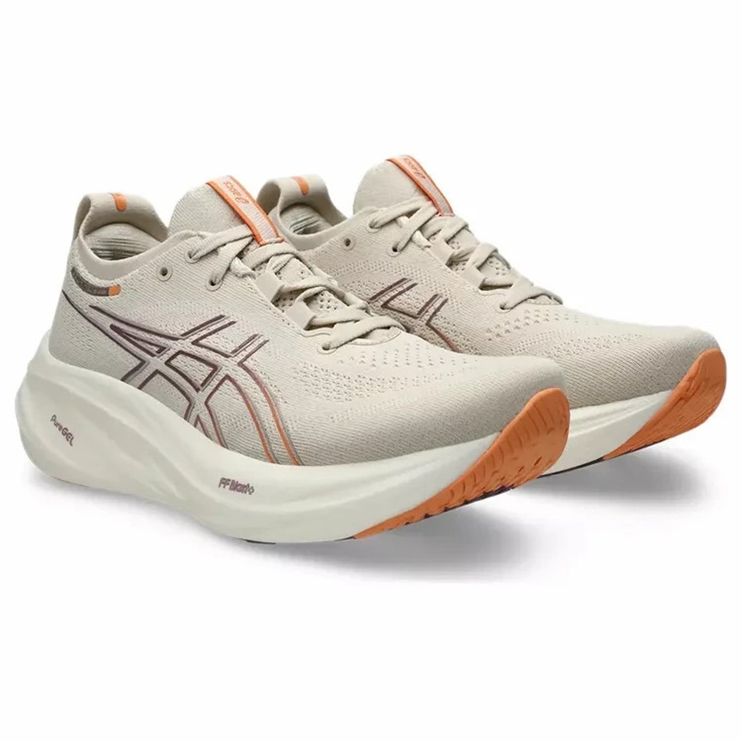 ASICS Gel Nimbus 26 Oatmeal Faded Orange W - 1012B601-250 Size 8 US