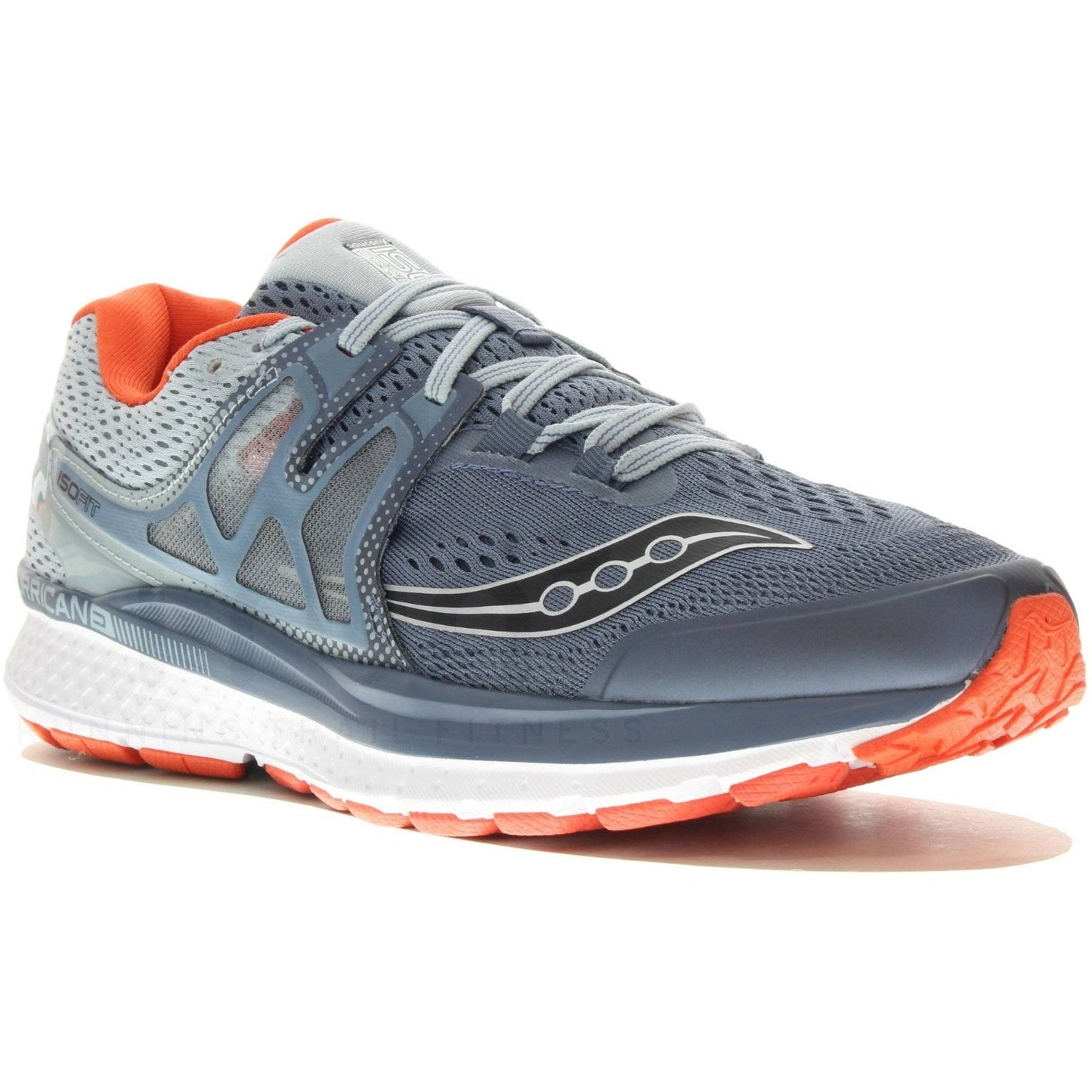 Saucony Hurricane ISO 3 Shoes Mens 9.5 Running Gray Everun Training Sneakers