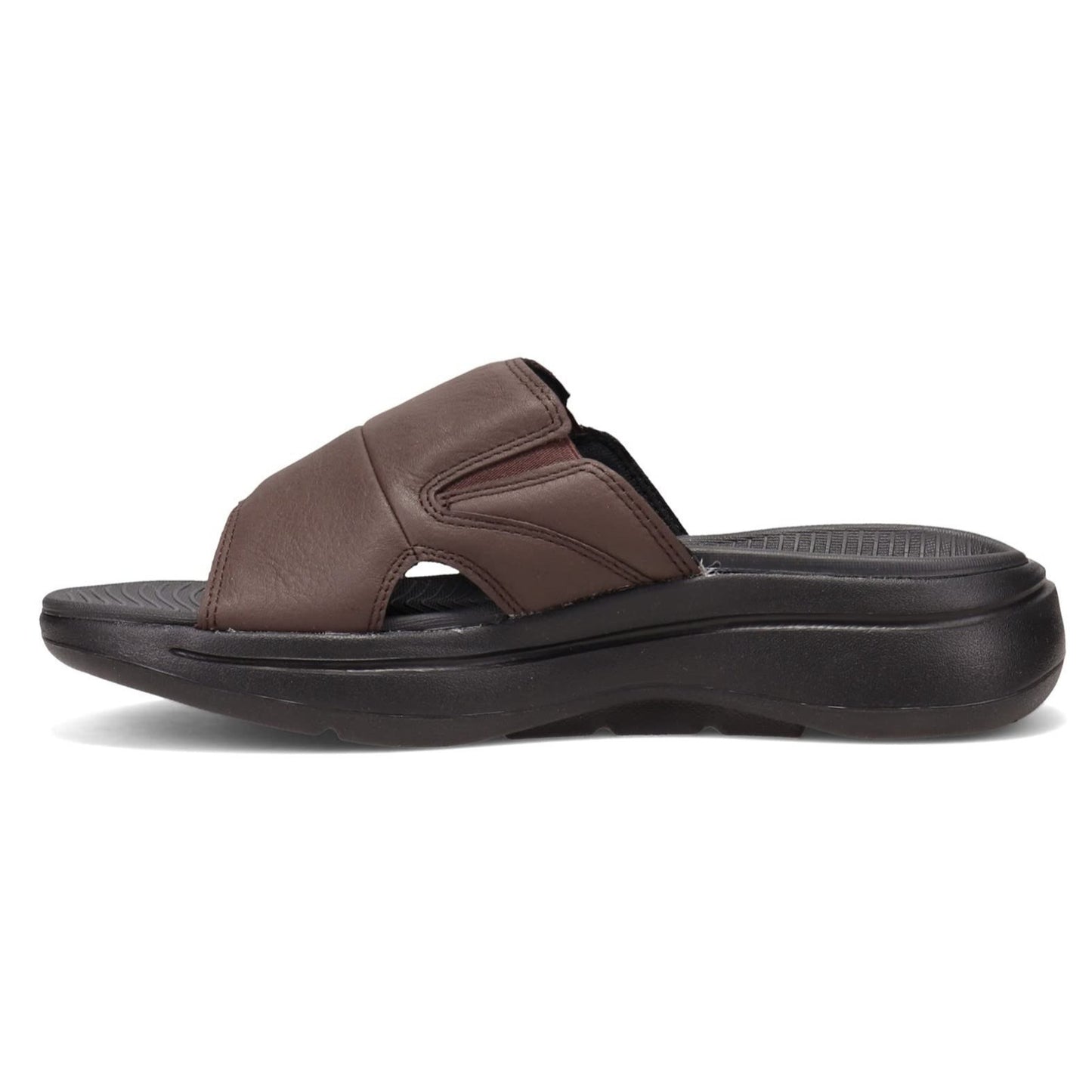 Skechers Men's Go Walk Arch Fit Slip On Comfort Slide Sandal Black Size 9