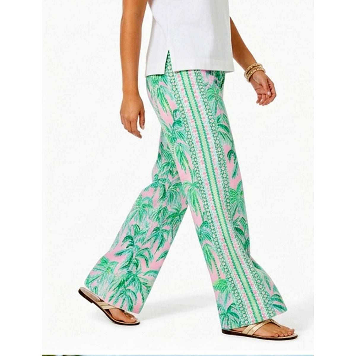 Lilly Pulitzer Bal Harbour Palazzo Pant Pink Blossom Suite Views Small