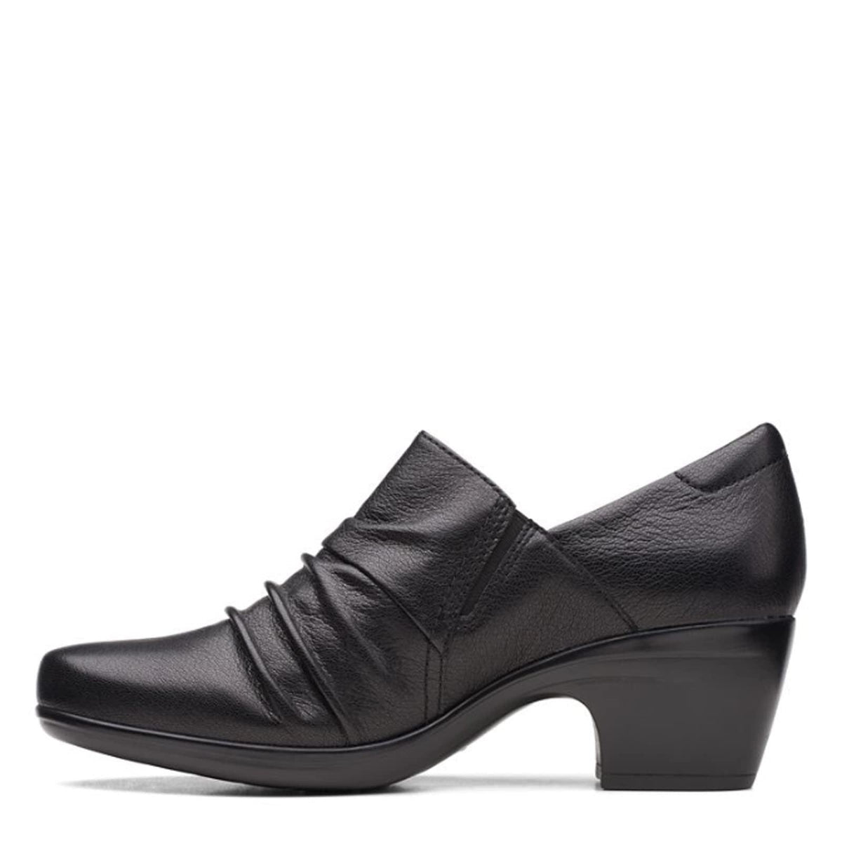 Clarks Emily Cove Women's Pump Black Leather Size 9