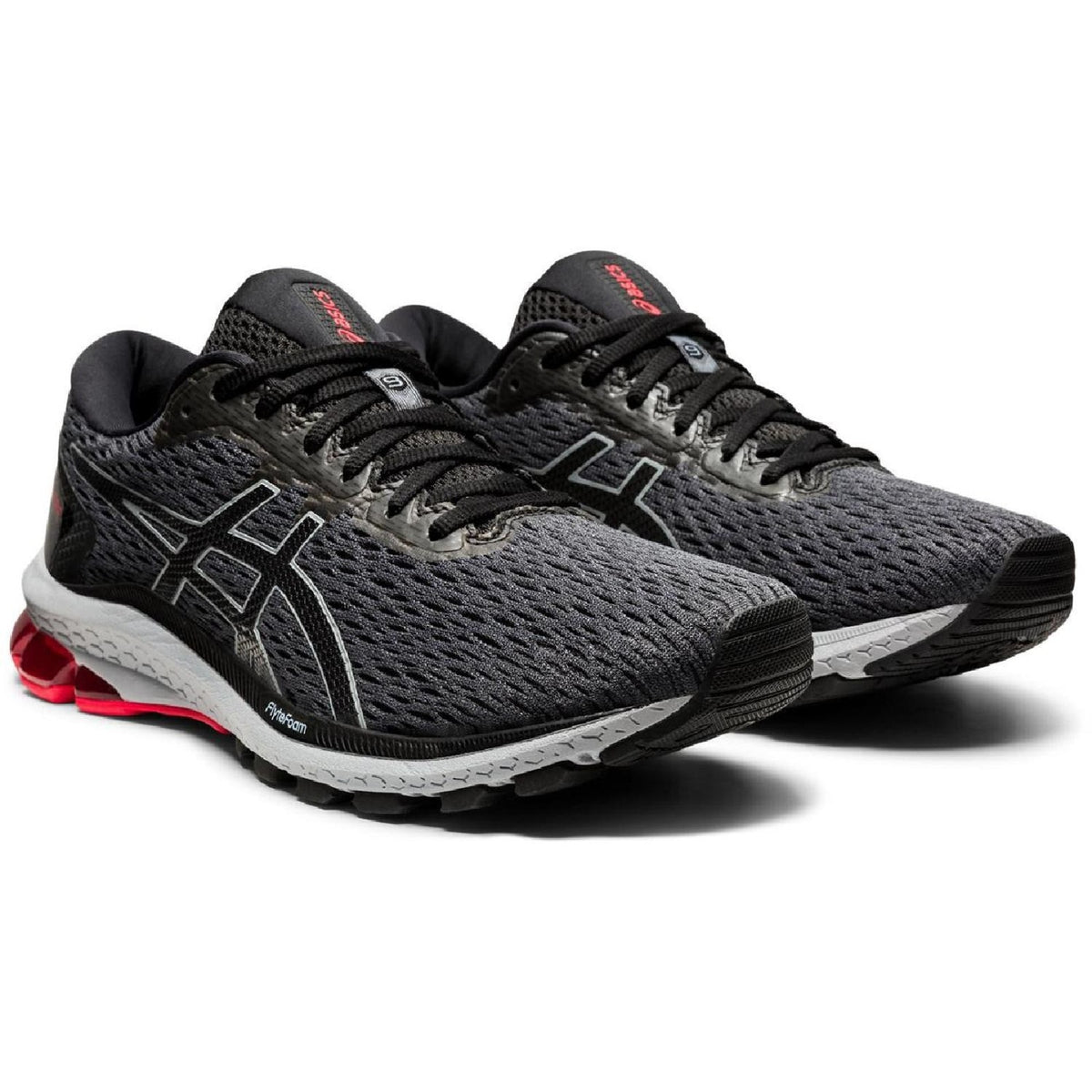 ASICS GT-1000 9 Men's Running Shoes Carrier Grey/Black/RED Size 12