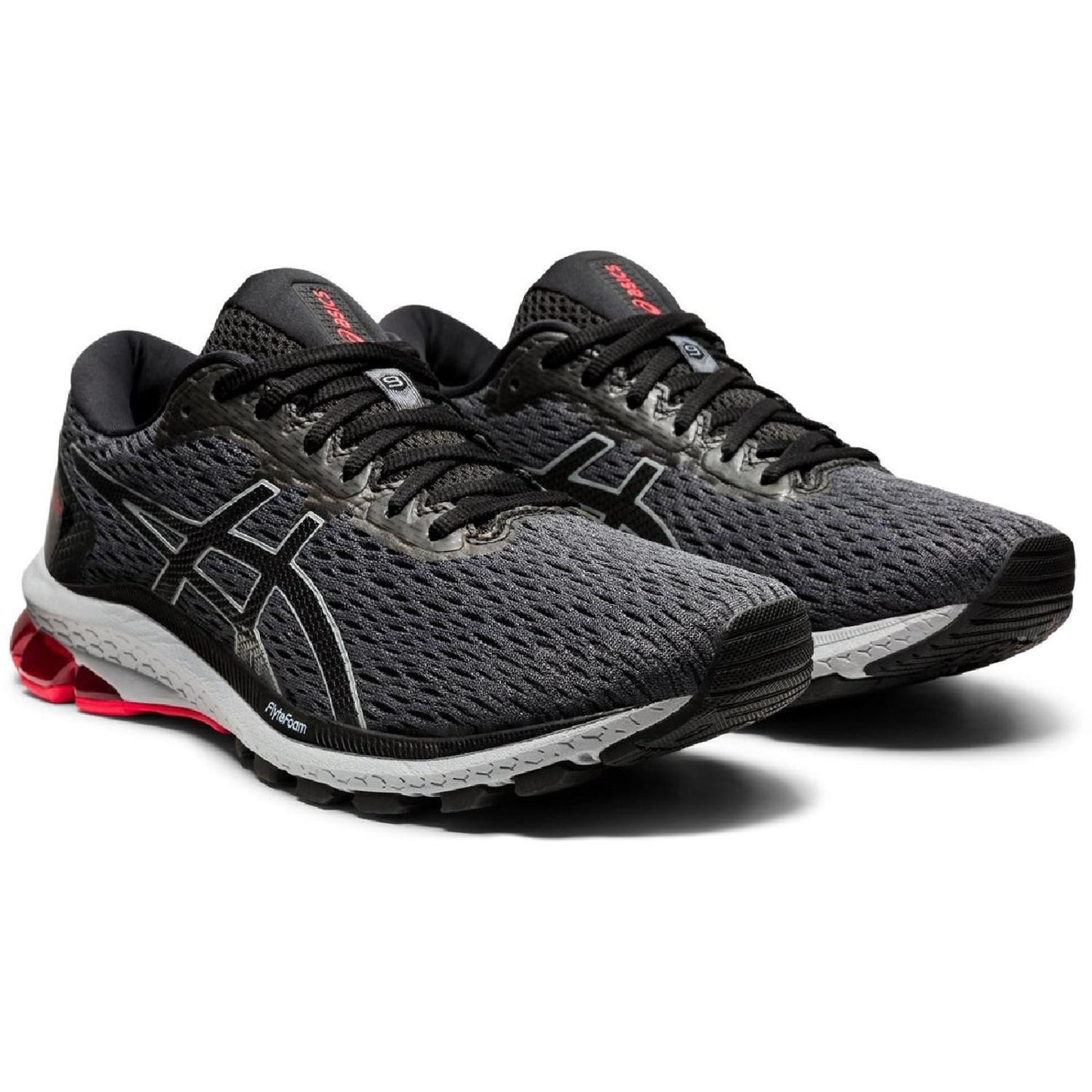 ASICS GT-1000 9 Men's Running Shoes Size 12 Carrier Grey/Black/RED