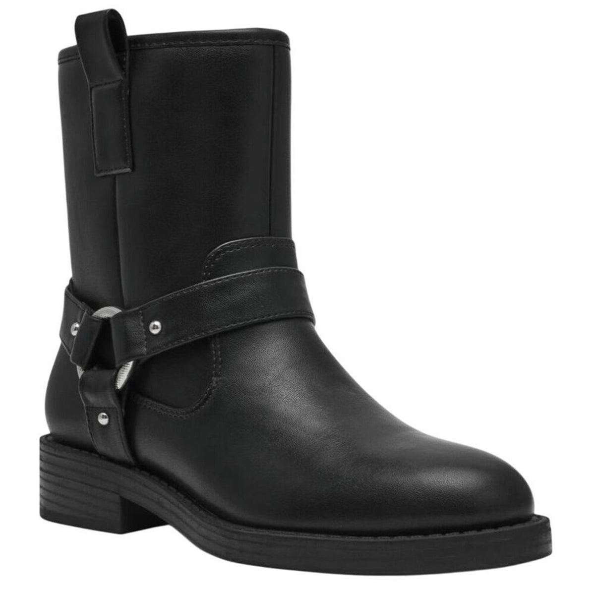 Dolce Vita Women’s Moto Boots Black Leather Size 10 M Motorcycle Biker Boots