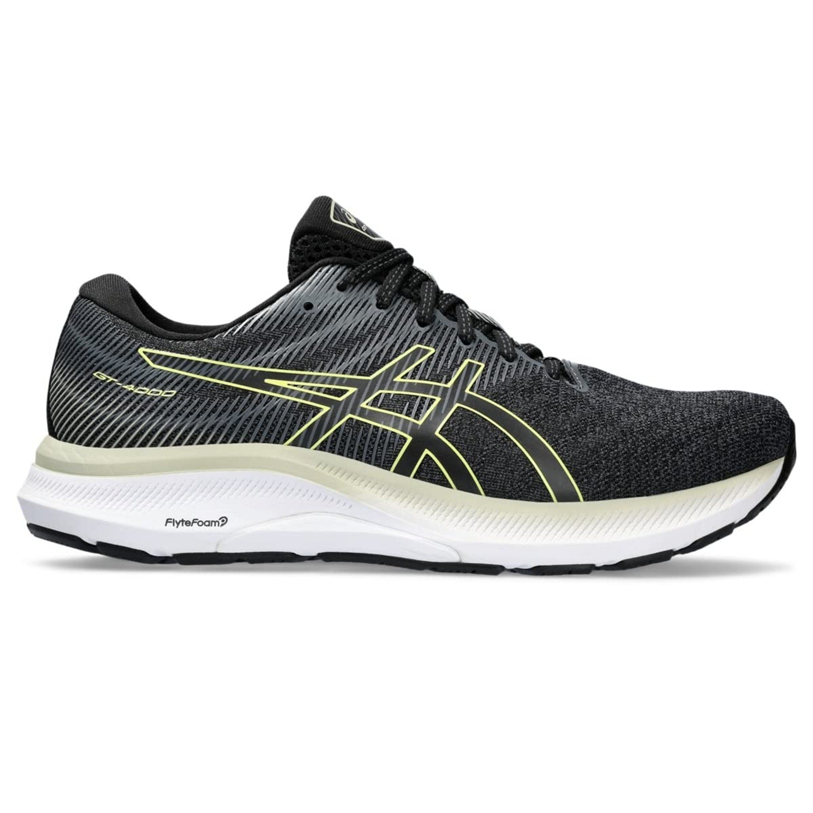 ASICS Women's GT-4000 3 Running Shoes, 13 US , Black/Glow Yellow ASICS