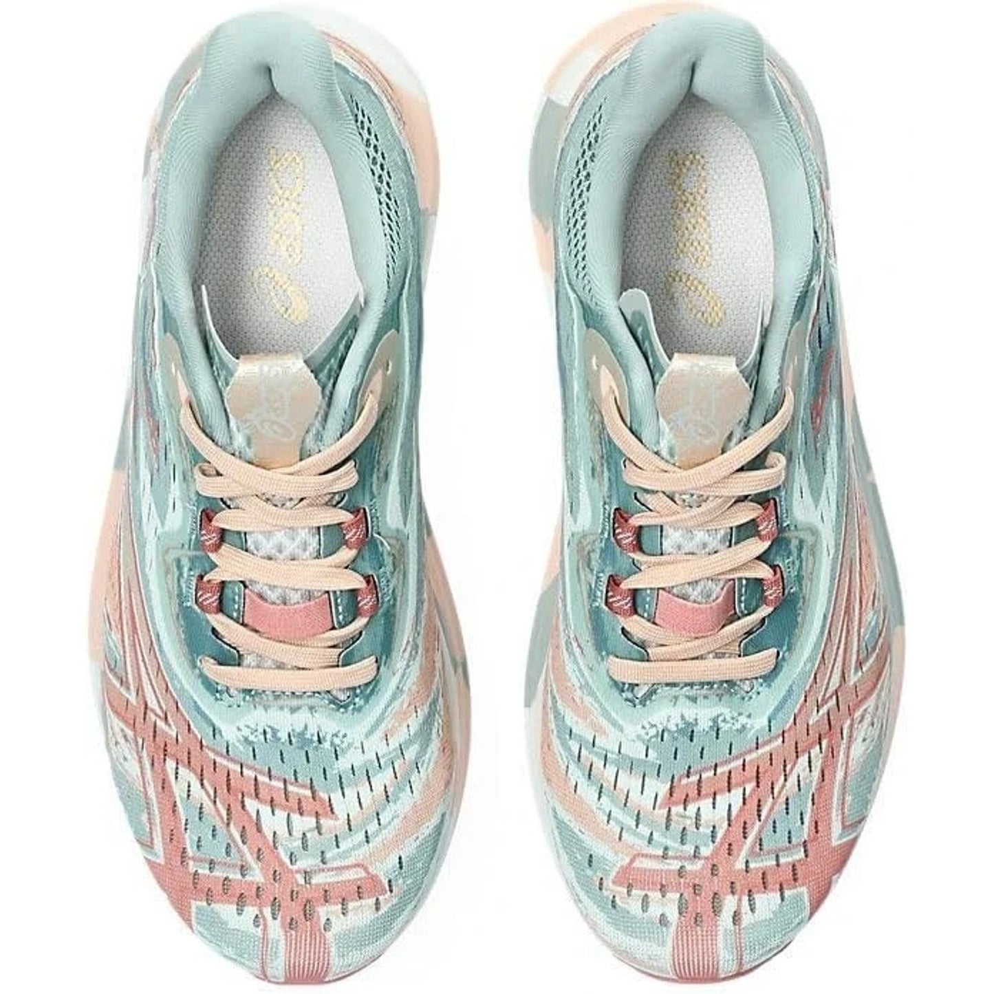 ASICS Women's Noosa TRI 15 Running Shoes, 8.5 US , Pure Aqua/Pale Apricot, Rare