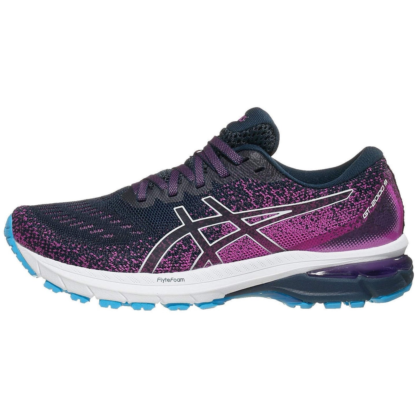 ASICS GT 2000 9 Knit Women 's Running shoes French Blue/White Size 11 M