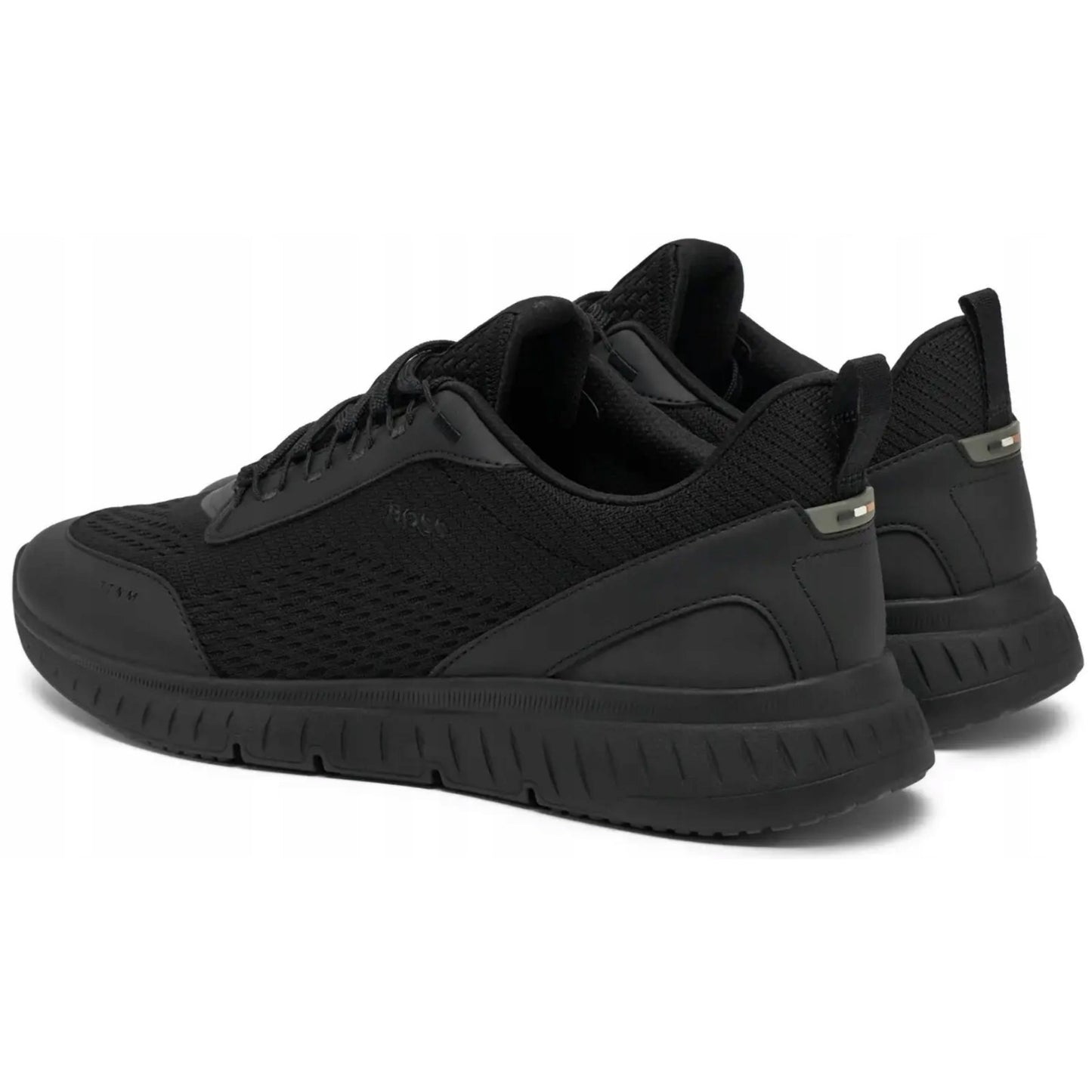 HUGO BOSS SHOES BLACK TTNM EVO RUNN LTNYMN 50557828005 size 9 M
