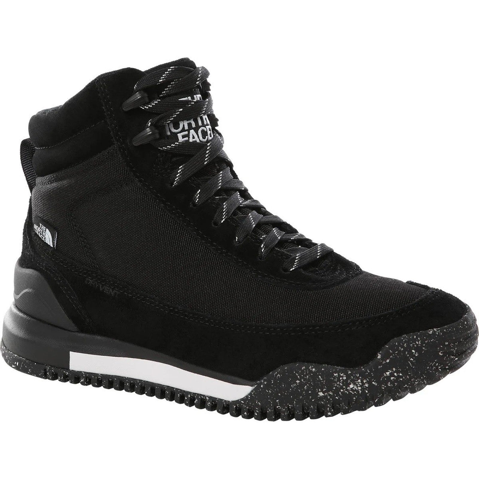The North Face Woman Hiking Boot Back-To-Berkeley III Textile WP Black/White 9 M The North Face