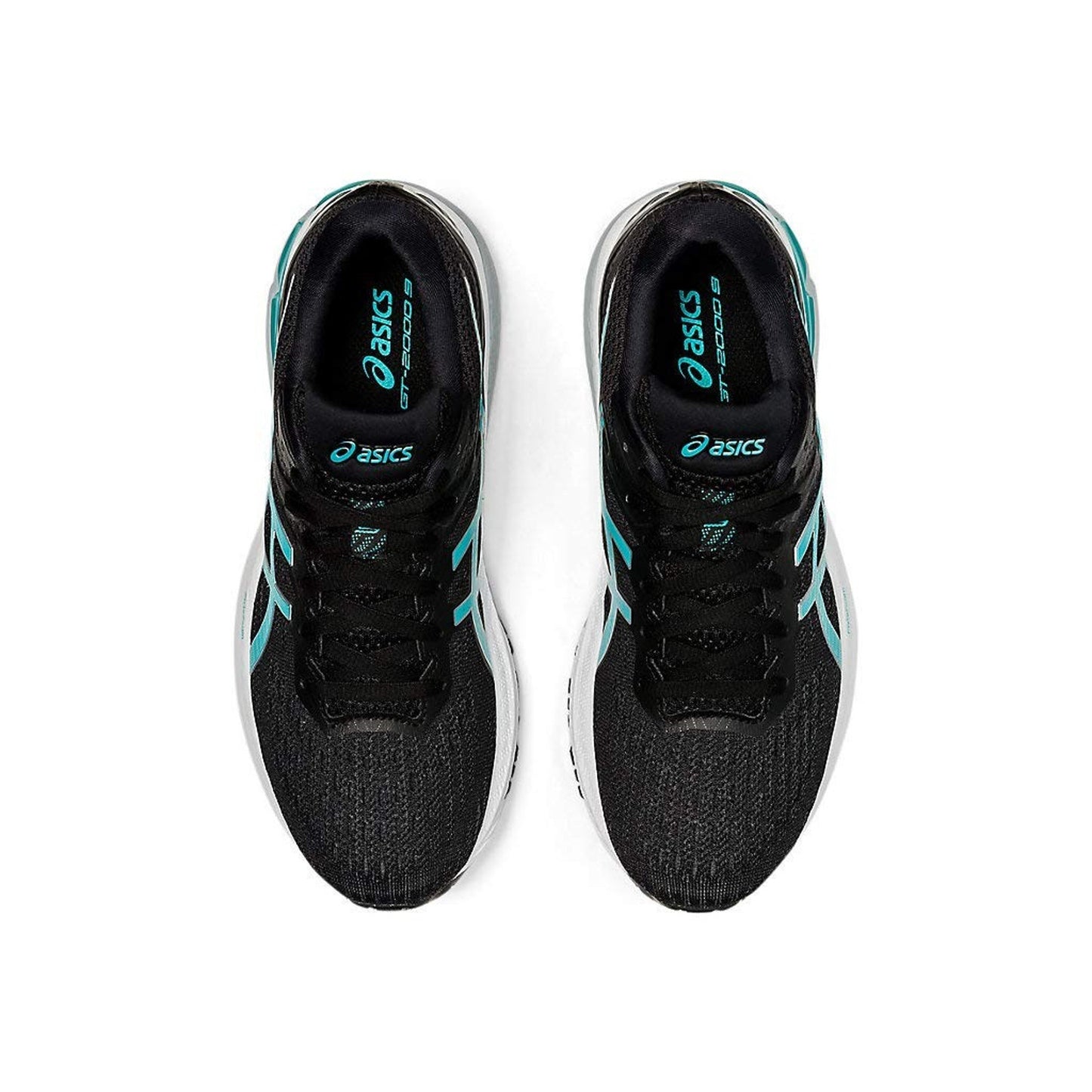 ASICS GT-2000 9 Women's Running shoes Black/Techno Cyan 10.5 D - Wide