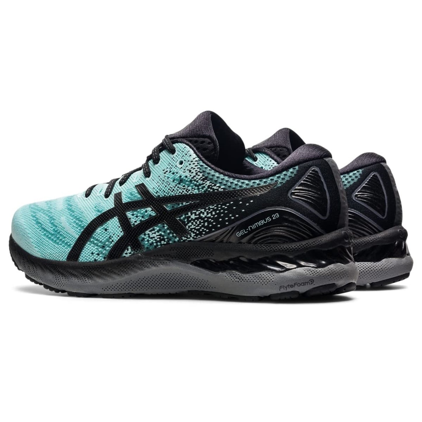 Asics Gel Nimbus 23 Mens Running Shoes Clear Blue/Gunmetal Size 13.5 M