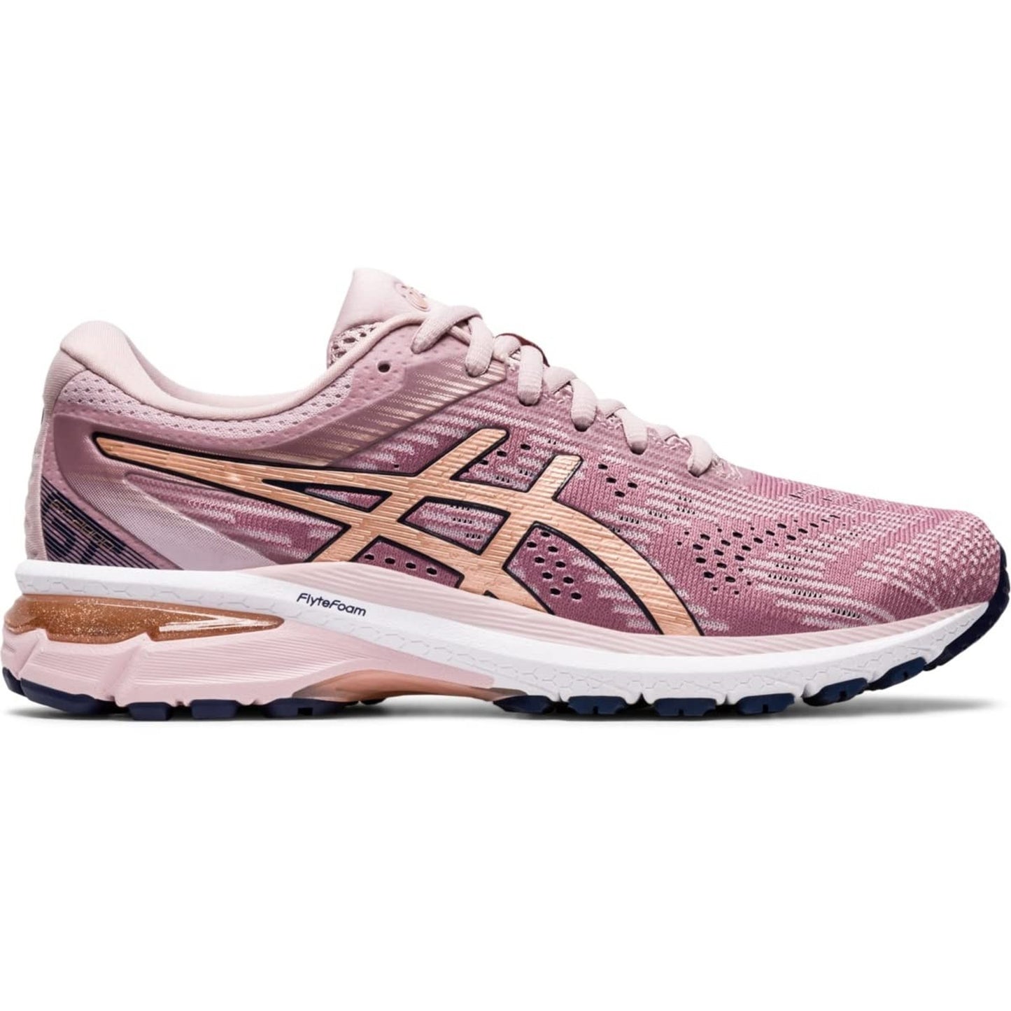 ASICS Women's GT-2000 8 Running Shoes, 8.5, Watershed Rose/Rose Gold