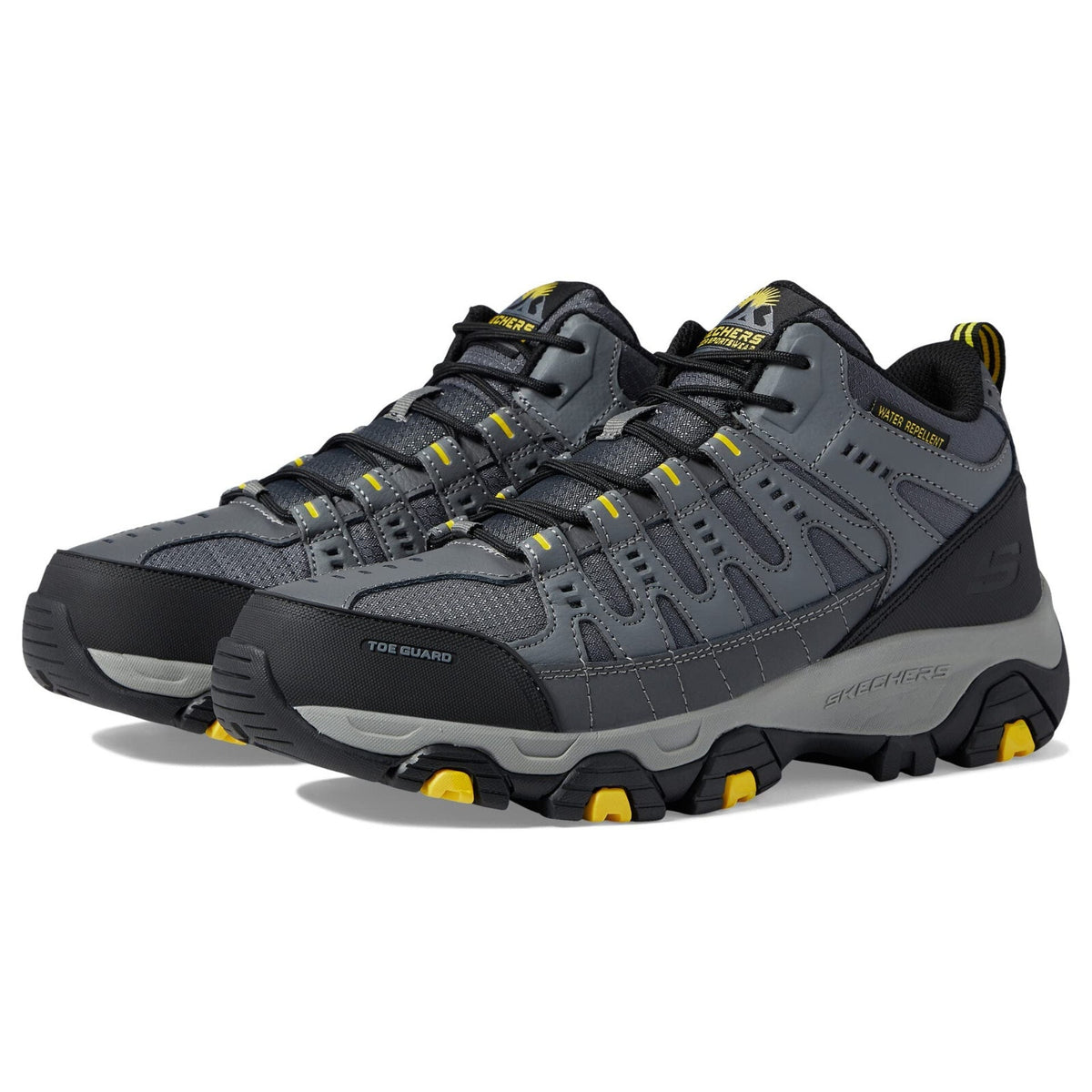 Skechers Terrabite-Ravlin 'Black Grey' Men Shoes Size 9 Wide